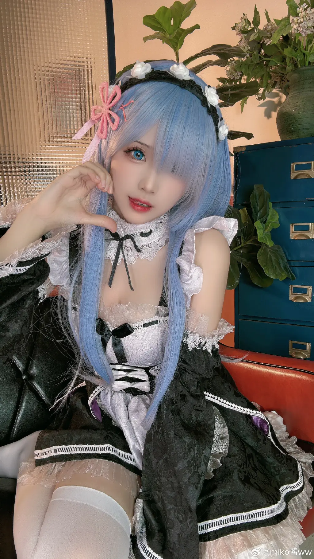 COSPLAY 如果真爱有颜色 re:从零开始的异世界生活 蕾姆cos@miko酱ww-公众号小姨ai