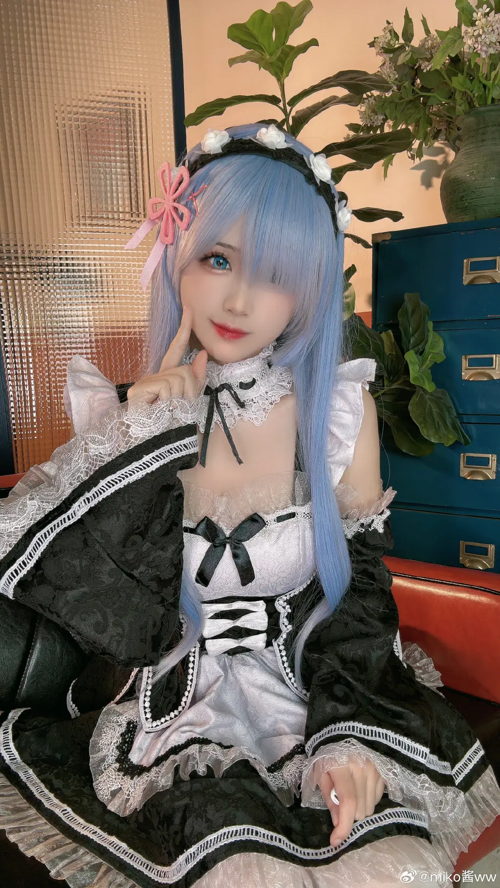 COSPLAY 如果真爱有颜色 re:从零开始的异世界生活 蕾姆cos@miko酱ww COSPLAY-第3张