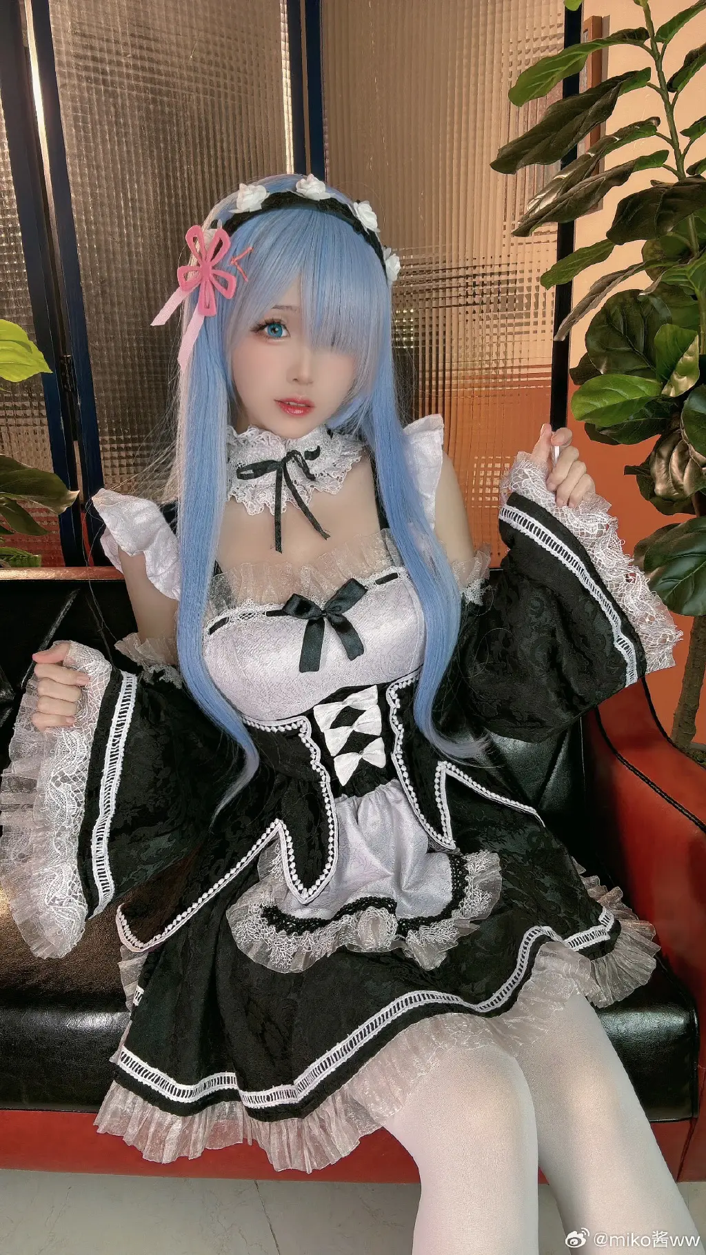COSPLAY 如果真爱有颜色 re:从零开始的异世界生活 蕾姆cos@miko酱ww COSPLAY-第6张