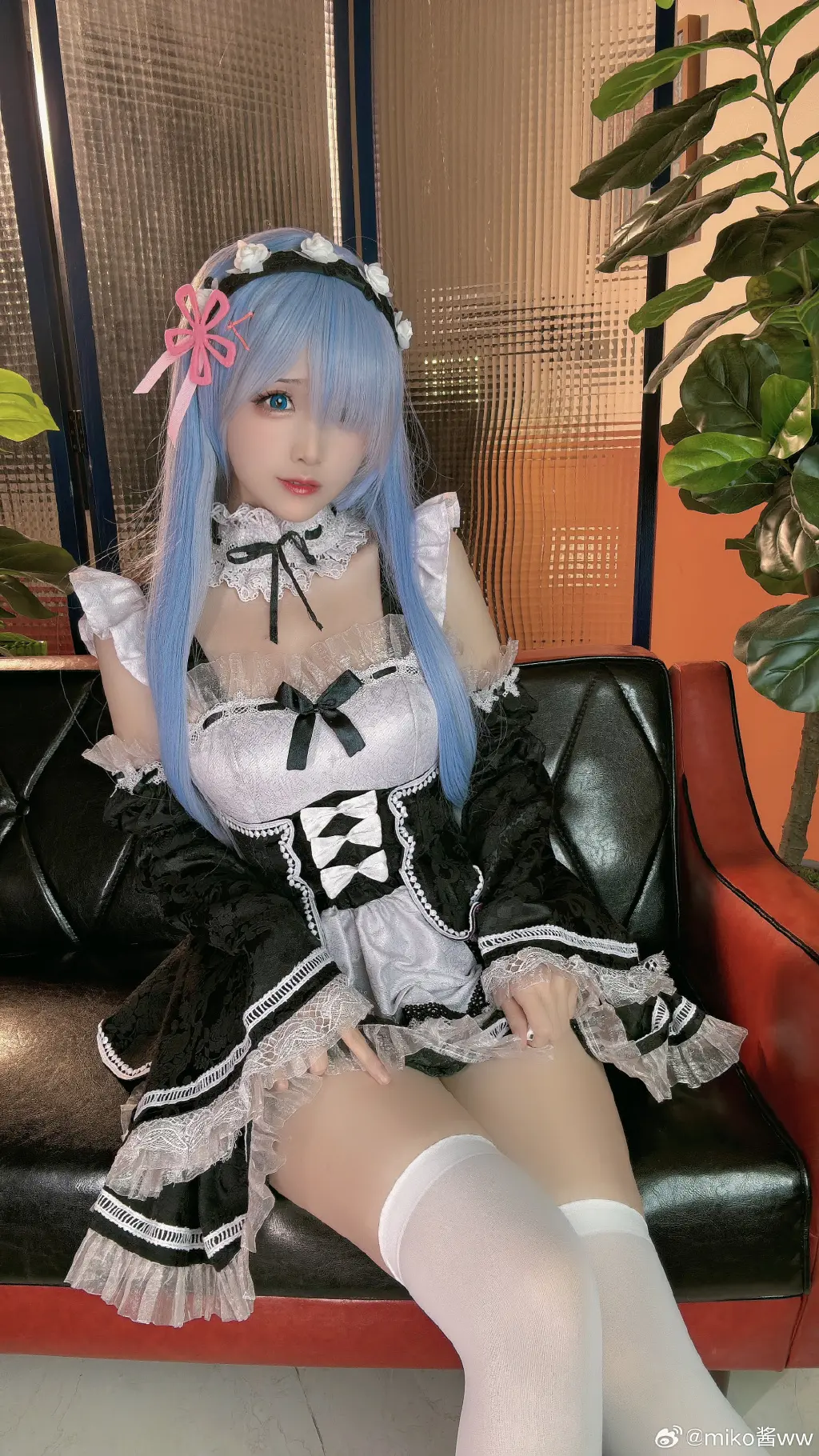 COSPLAY 如果真爱有颜色 re:从零开始的异世界生活 蕾姆cos@miko酱ww COSPLAY-第7张