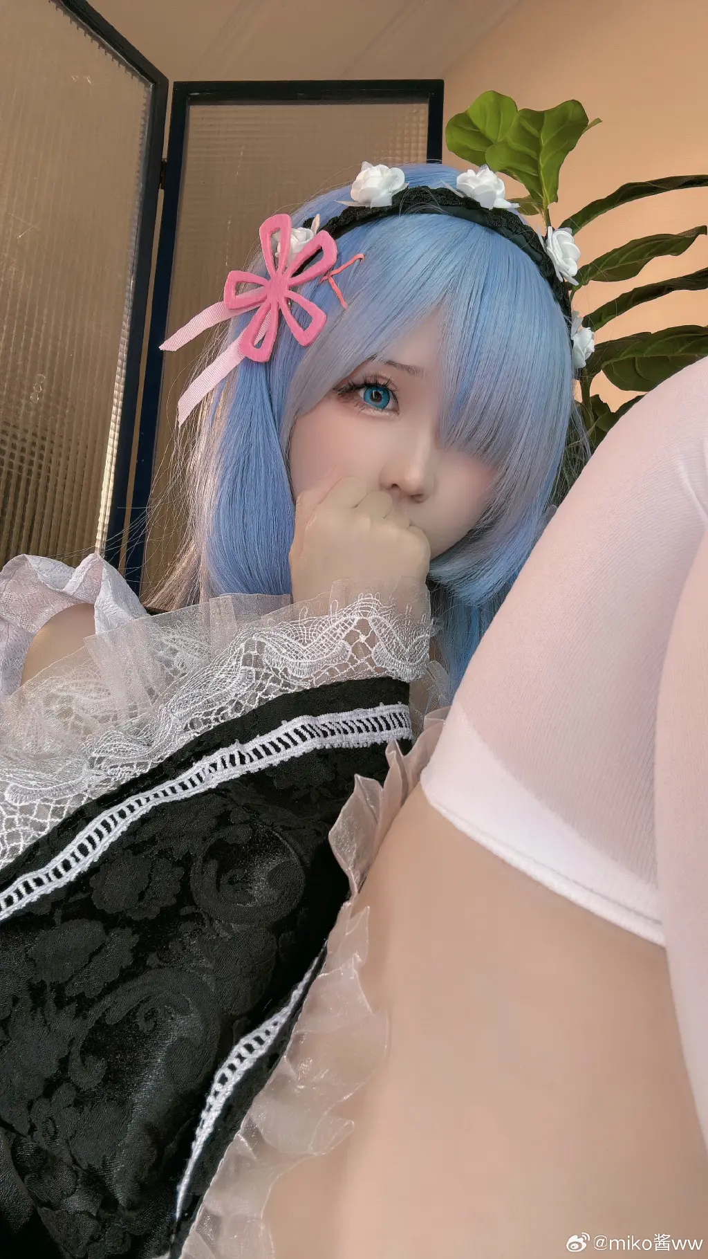 COSPLAY 如果真爱有颜色 re:从零开始的异世界生活 蕾姆cos@miko酱ww COSPLAY-第5张