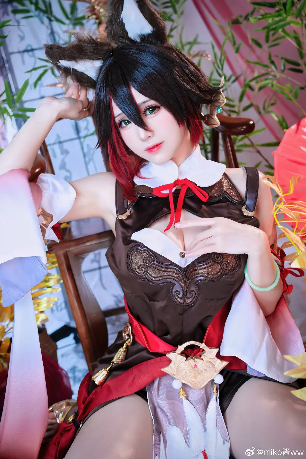 COSPLAY 接下来要仰仗各位恩公啦~ 看来小女子与恩公们的缘分不浅呐~ 崩坏星穹铁道 停云@miko酱ww-公众号小姨ai