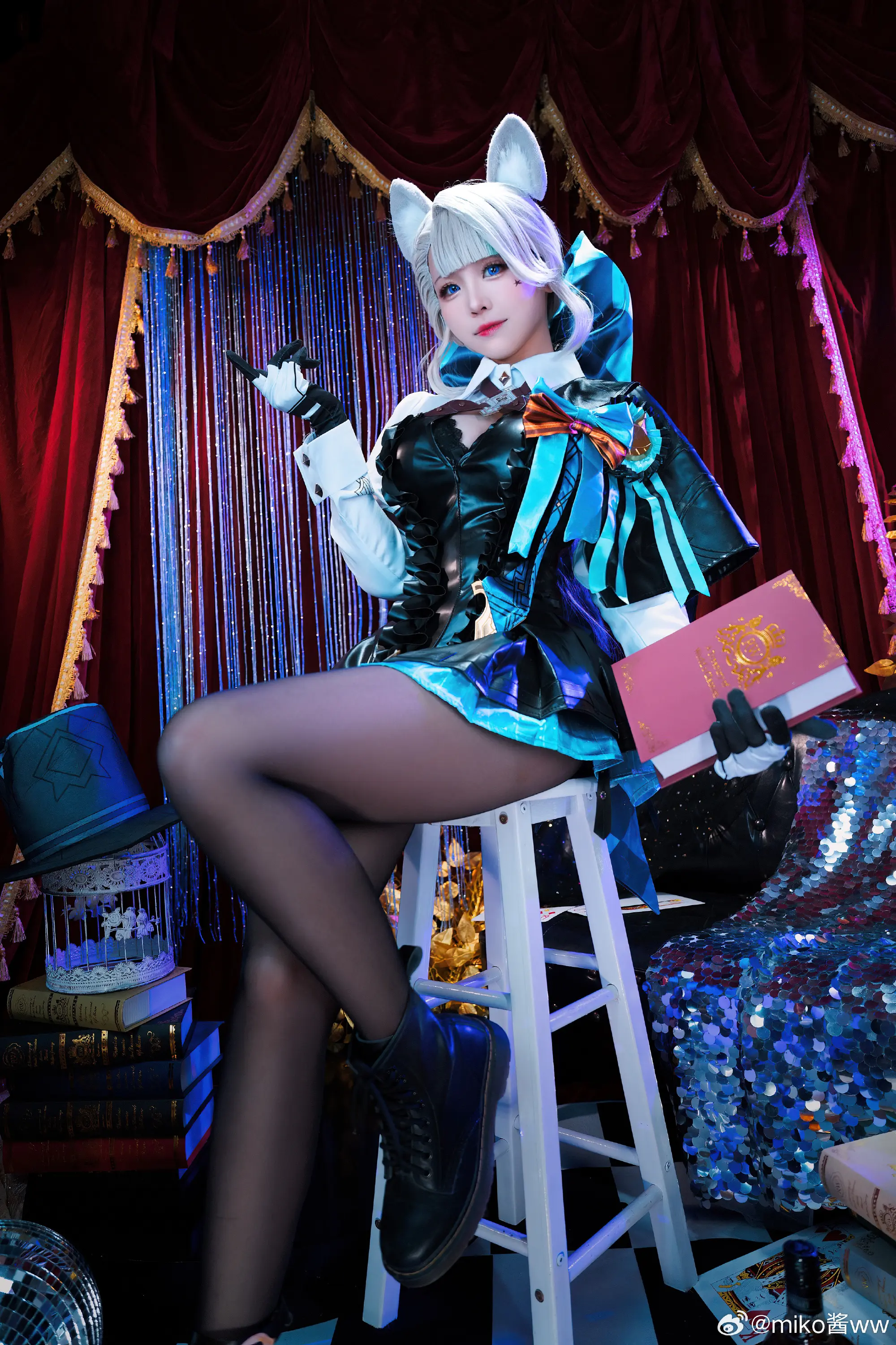cosplay 一声噔噔理智全无 一声锵锵口袋清空 原神 琳妮特@miko酱ww COSPLAY-第3张