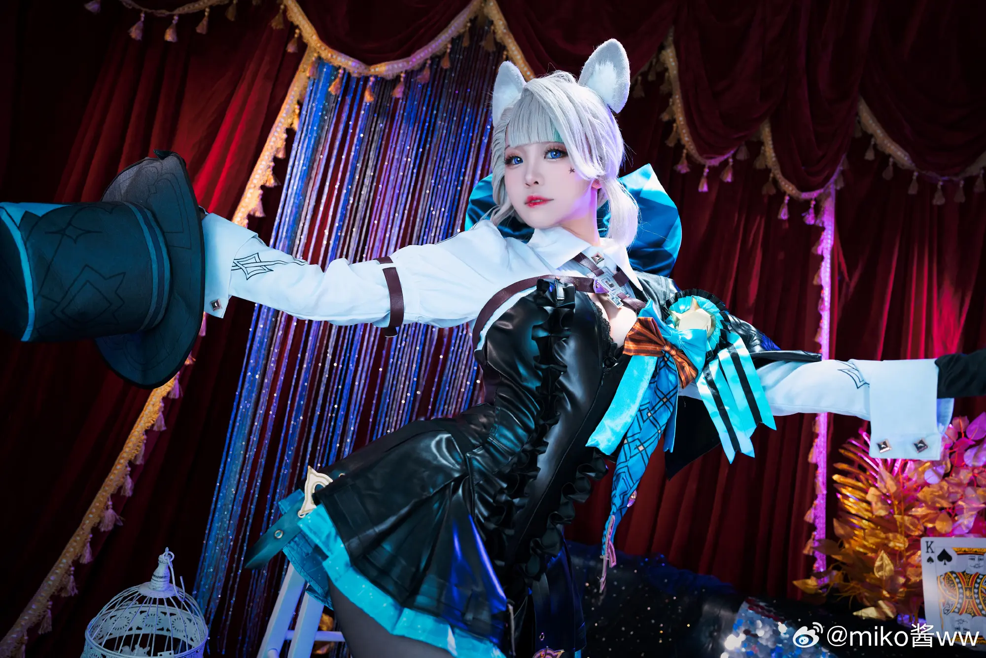 cosplay 一声噔噔理智全无 一声锵锵口袋清空 原神 琳妮特@miko酱ww COSPLAY-第2张