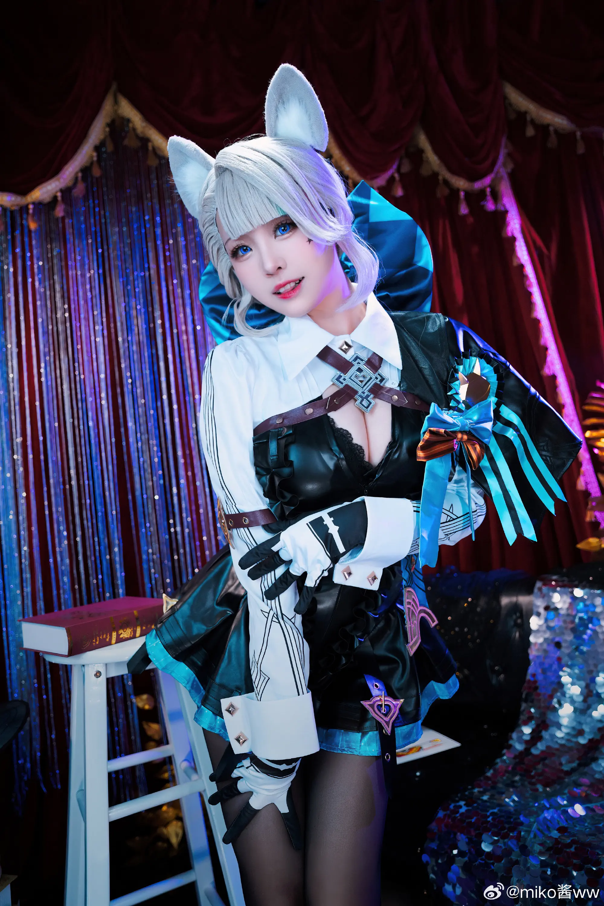 cosplay 一声噔噔理智全无 一声锵锵口袋清空 原神 琳妮特@miko酱ww COSPLAY-第5张