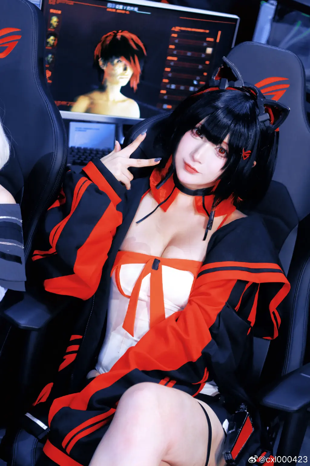 rog姬@铁板烧鬼舞w COSPLAY-第2张