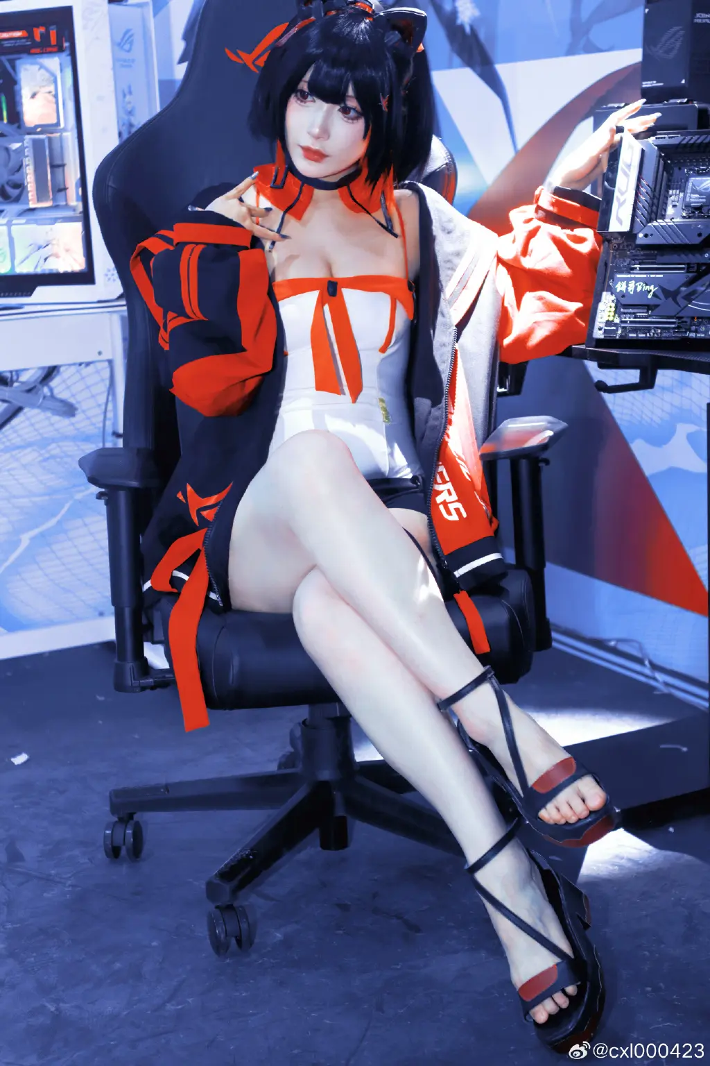 rog姬@铁板烧鬼舞w COSPLAY-第9张