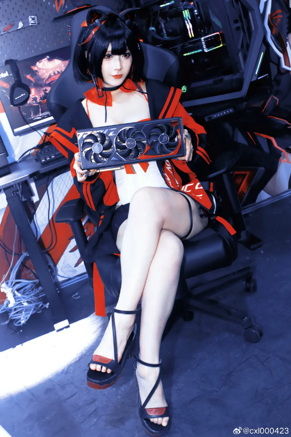 rog姬@铁板烧鬼舞w COSPLAY-第8张