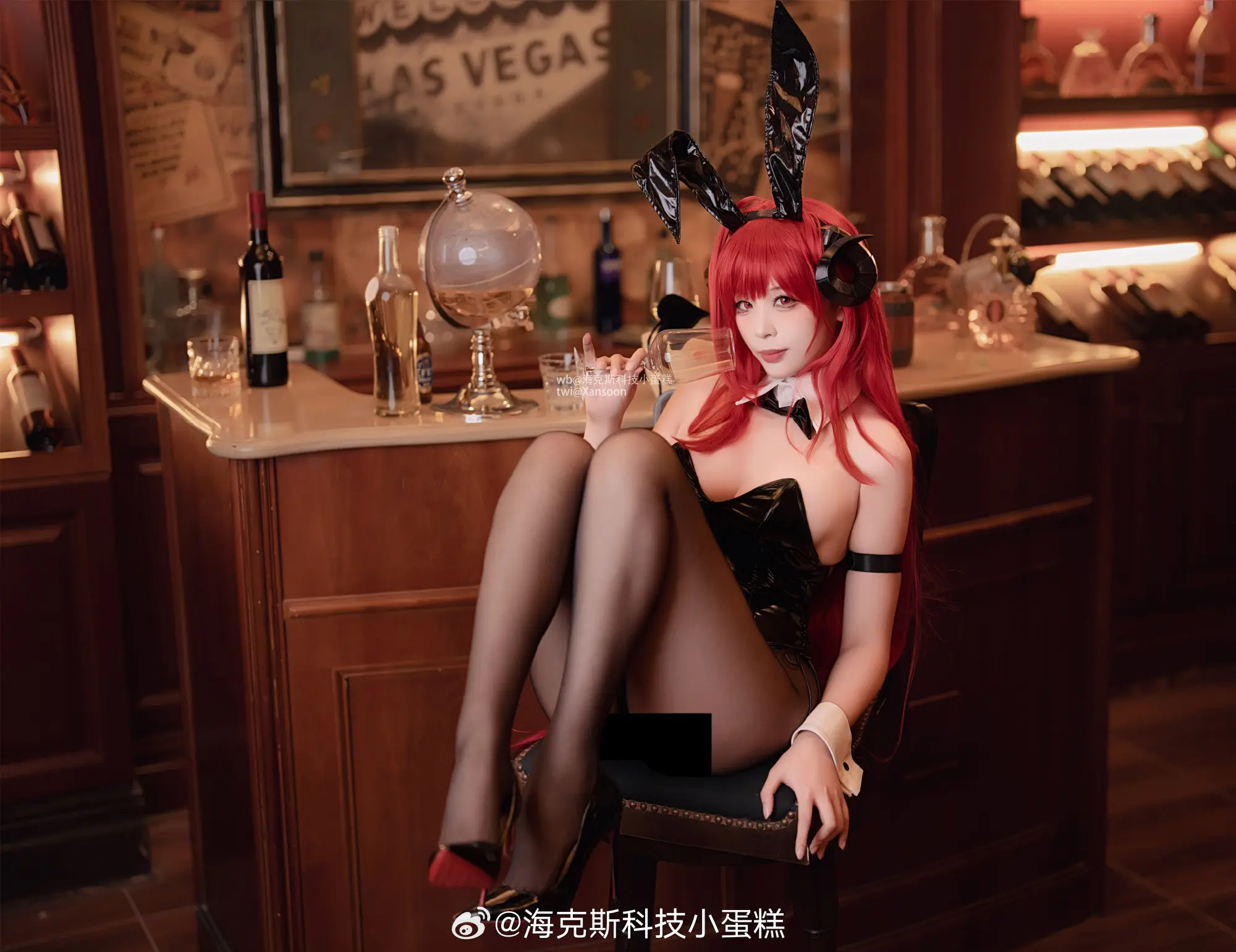 cosplay 契约者要一起喝吗？…在这里哟？呵呵，来吧～ 碧蓝航线 兴登堡/希尔德加德@海克斯科技小蛋糕 COSPLAY-第4张