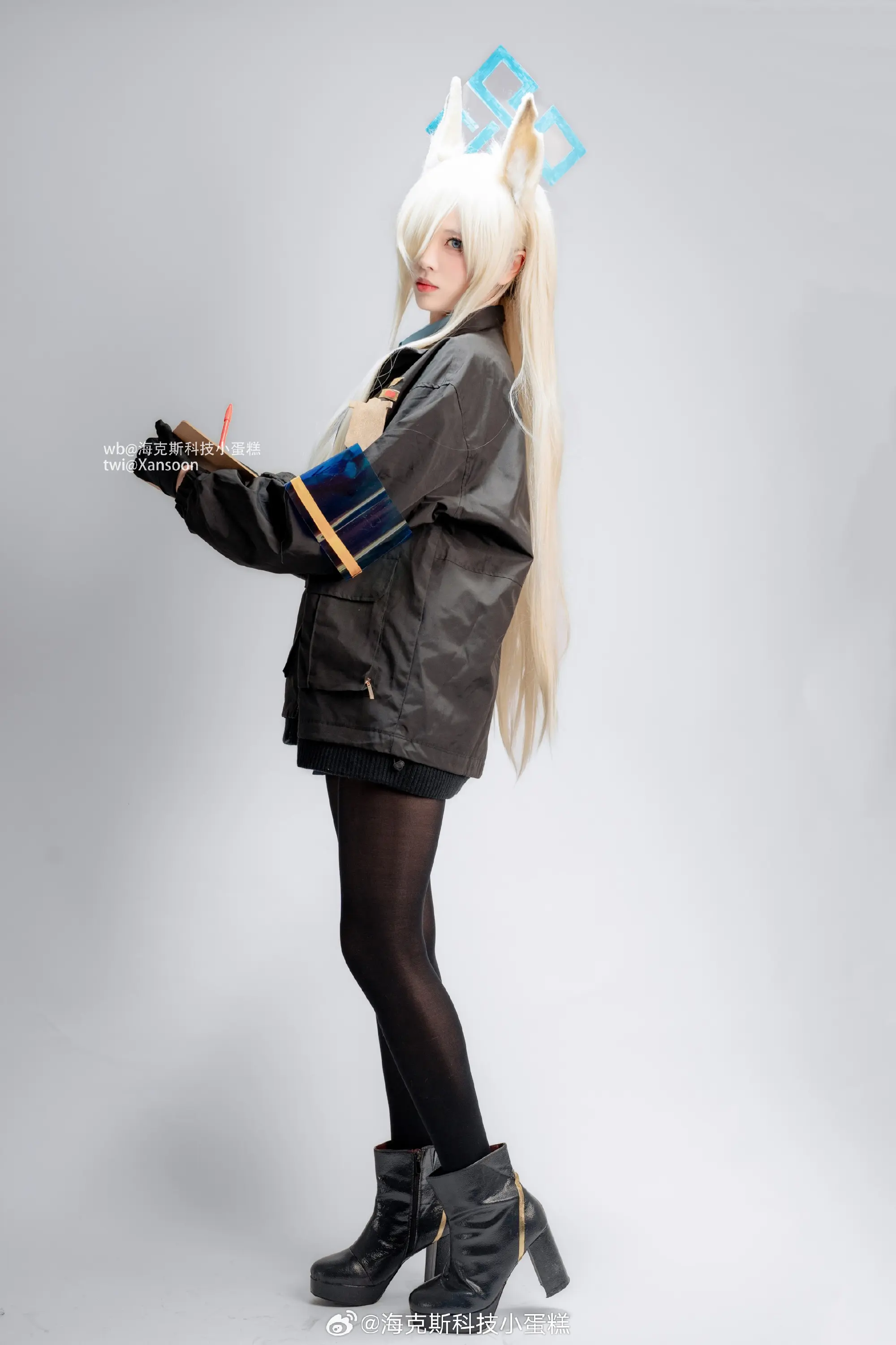 COSPLAY 正打算沏一杯咖啡来着……Sensei也要吗？碧蓝档案 尾刃康娜@海克斯科技小蛋糕 COSPLAY-第3张