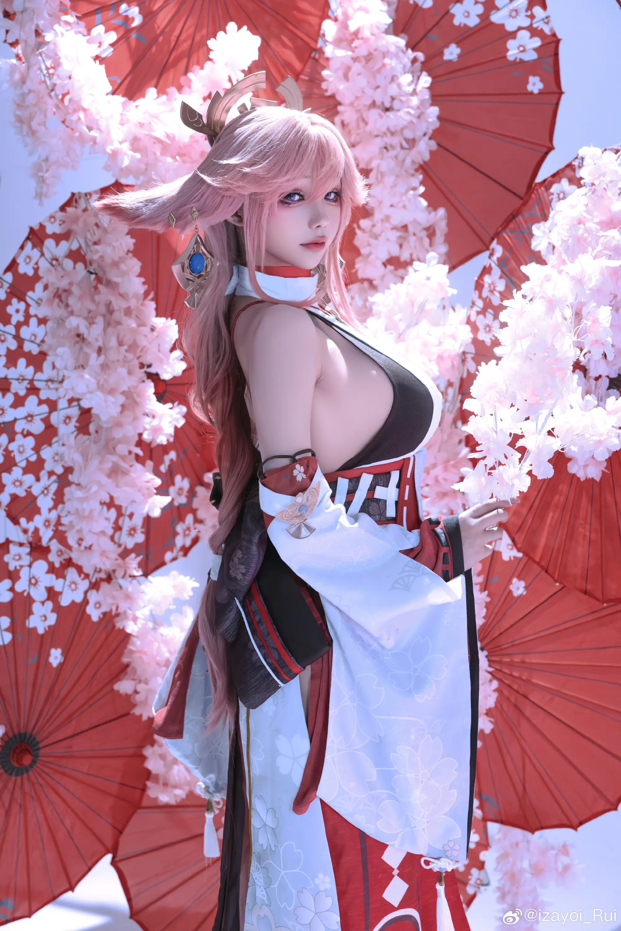 COSPLAY 这次是屑狐狸（好看吗喜欢吗还想要吗 要不我再出一次！？）原神 八重神子@izayoi_Rui COSPLAY-第2张