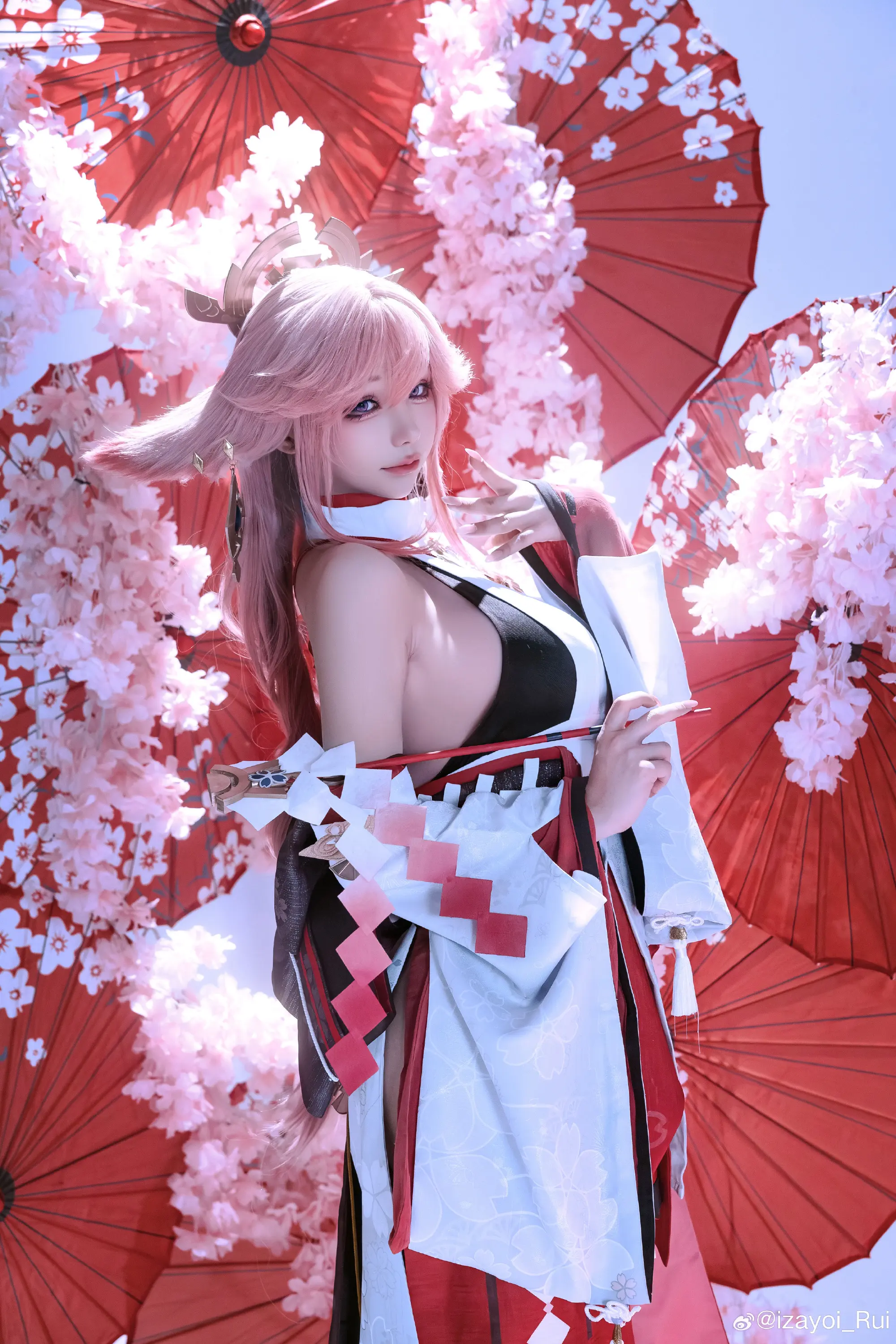 COSPLAY 这次是屑狐狸（好看吗喜欢吗还想要吗 要不我再出一次！？）原神 八重神子@izayoi_Rui COSPLAY-第4张