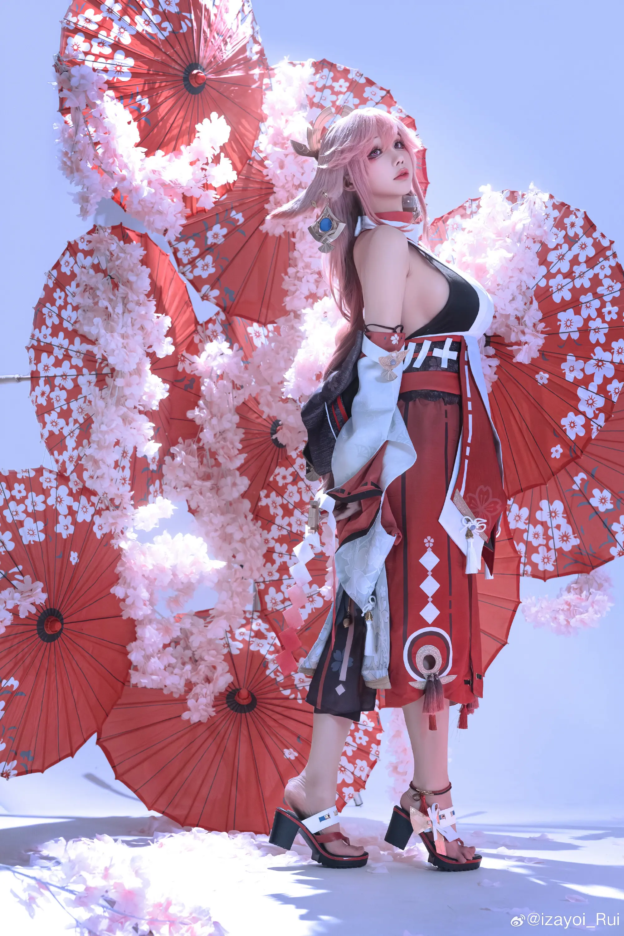 COSPLAY 这次是屑狐狸（好看吗喜欢吗还想要吗 要不我再出一次！？）原神 八重神子@izayoi_Rui COSPLAY-第5张