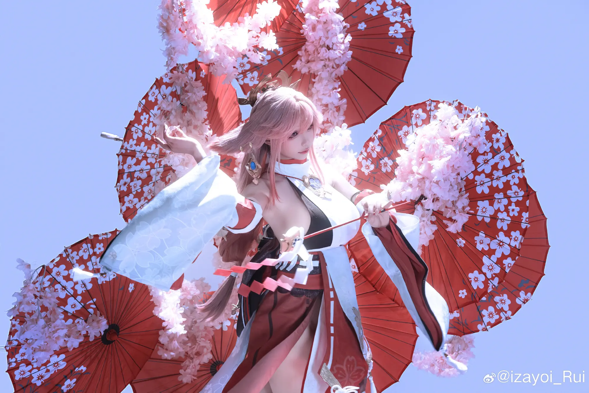 COSPLAY 这次是屑狐狸（好看吗喜欢吗还想要吗 要不我再出一次！？）原神 八重神子@izayoi_Rui COSPLAY-第3张