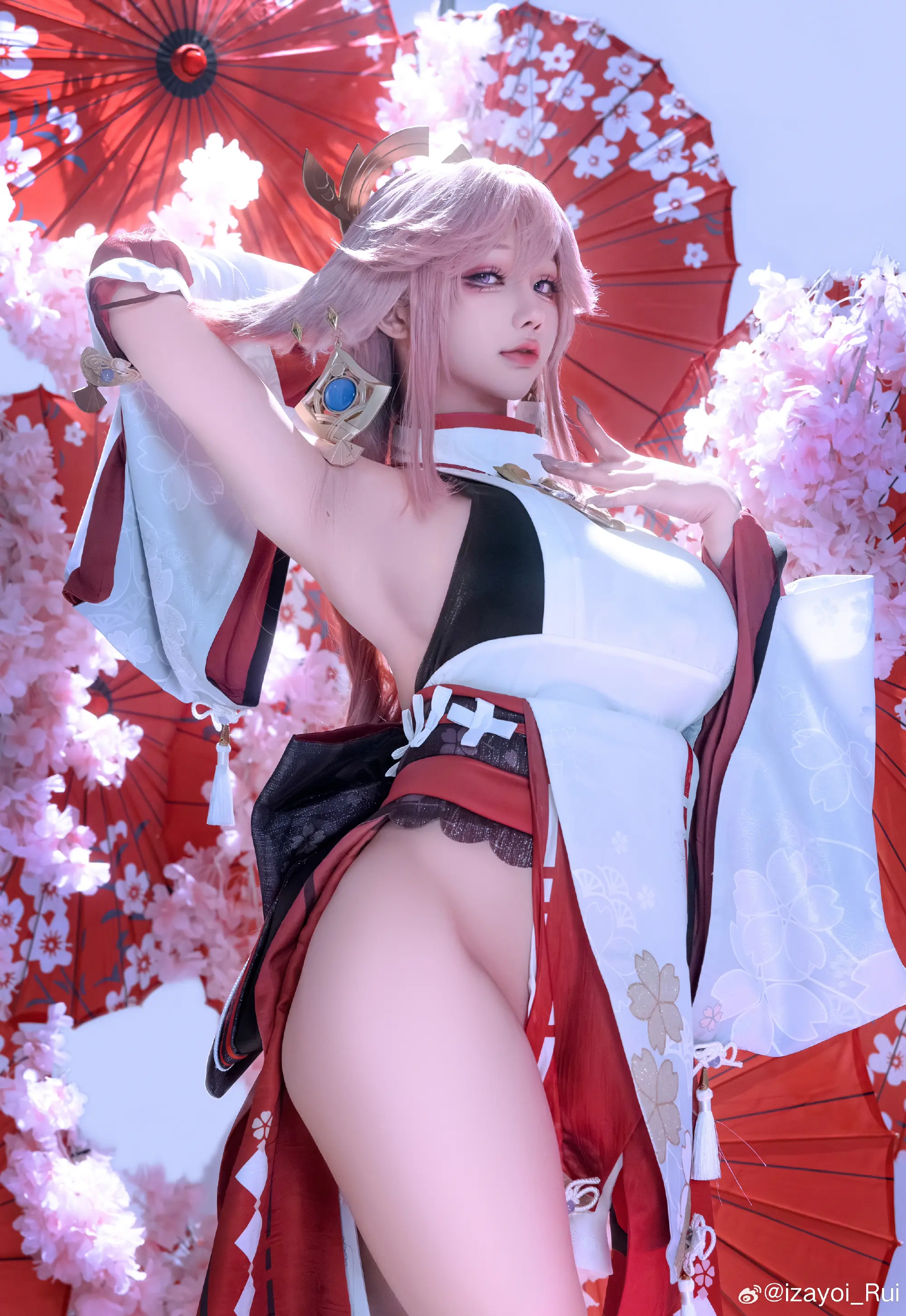COSPLAY 这次是屑狐狸（好看吗喜欢吗还想要吗 要不我再出一次！？）原神 八重神子@izayoi_Rui COSPLAY-第8张