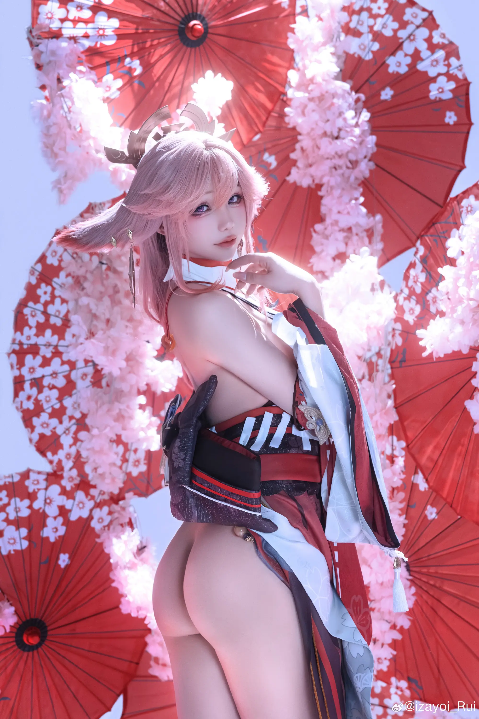COSPLAY 这次是屑狐狸（好看吗喜欢吗还想要吗 要不我再出一次！？）原神 八重神子@izayoi_Rui COSPLAY-第10张