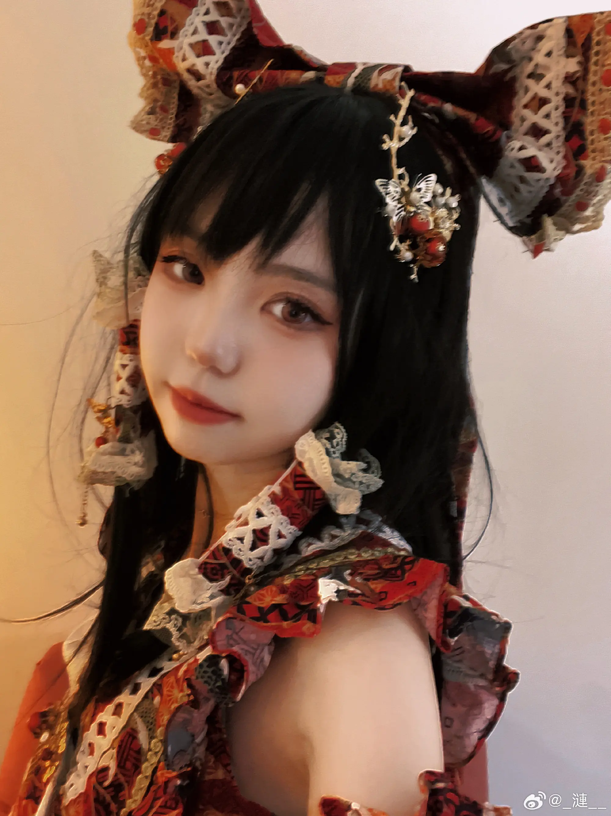 cosplay 东方project  红红火火的……神社巫女！🥁🏮@_漣__-公众号小姨ai