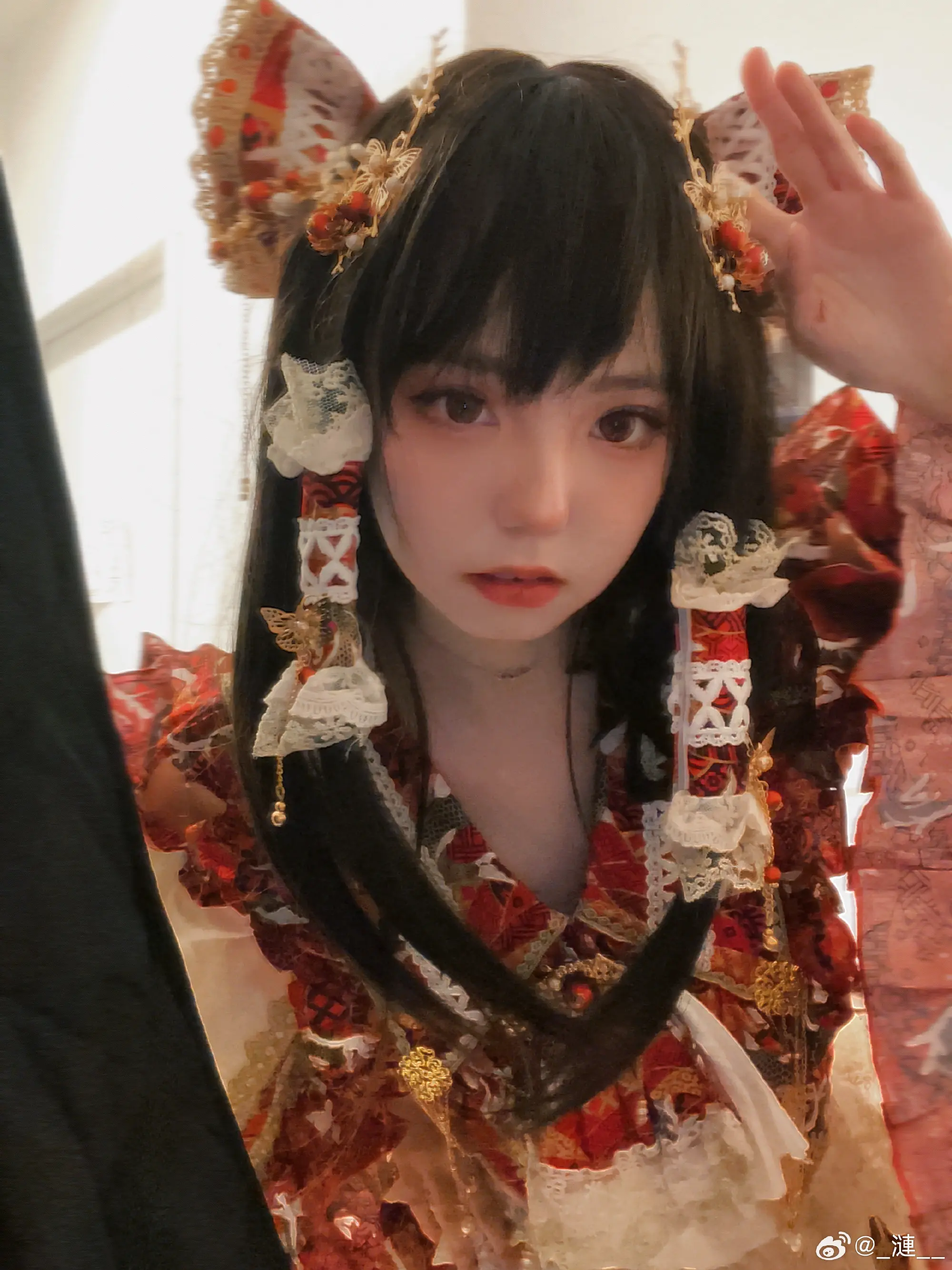 cosplay 东方project  红红火火的……神社巫女！🥁🏮@_漣__ COSPLAY-第3张