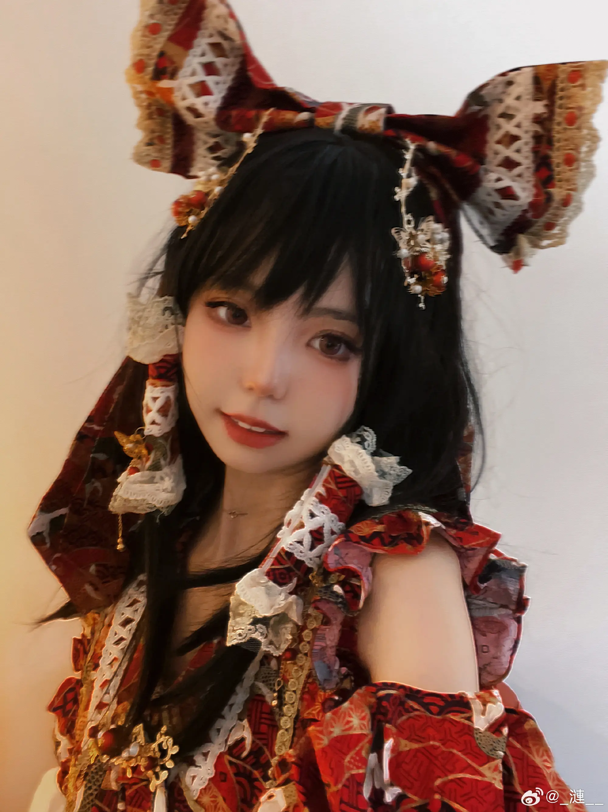 cosplay 东方project  红红火火的……神社巫女！🥁🏮@_漣__ COSPLAY-第11张