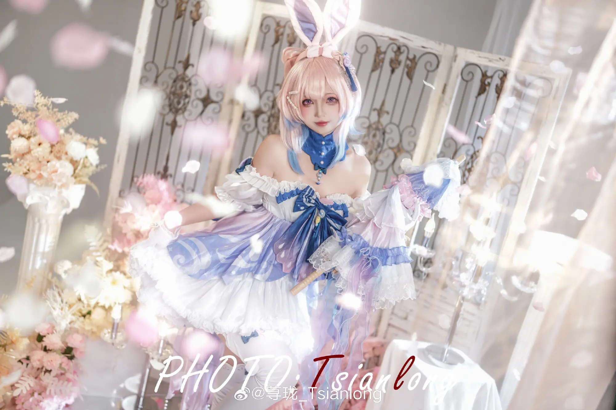 cosplay 旅行者，你喜欢心海的兔兔装吗? 原神cos@是一只小鱼北 COSPLAY-第3张