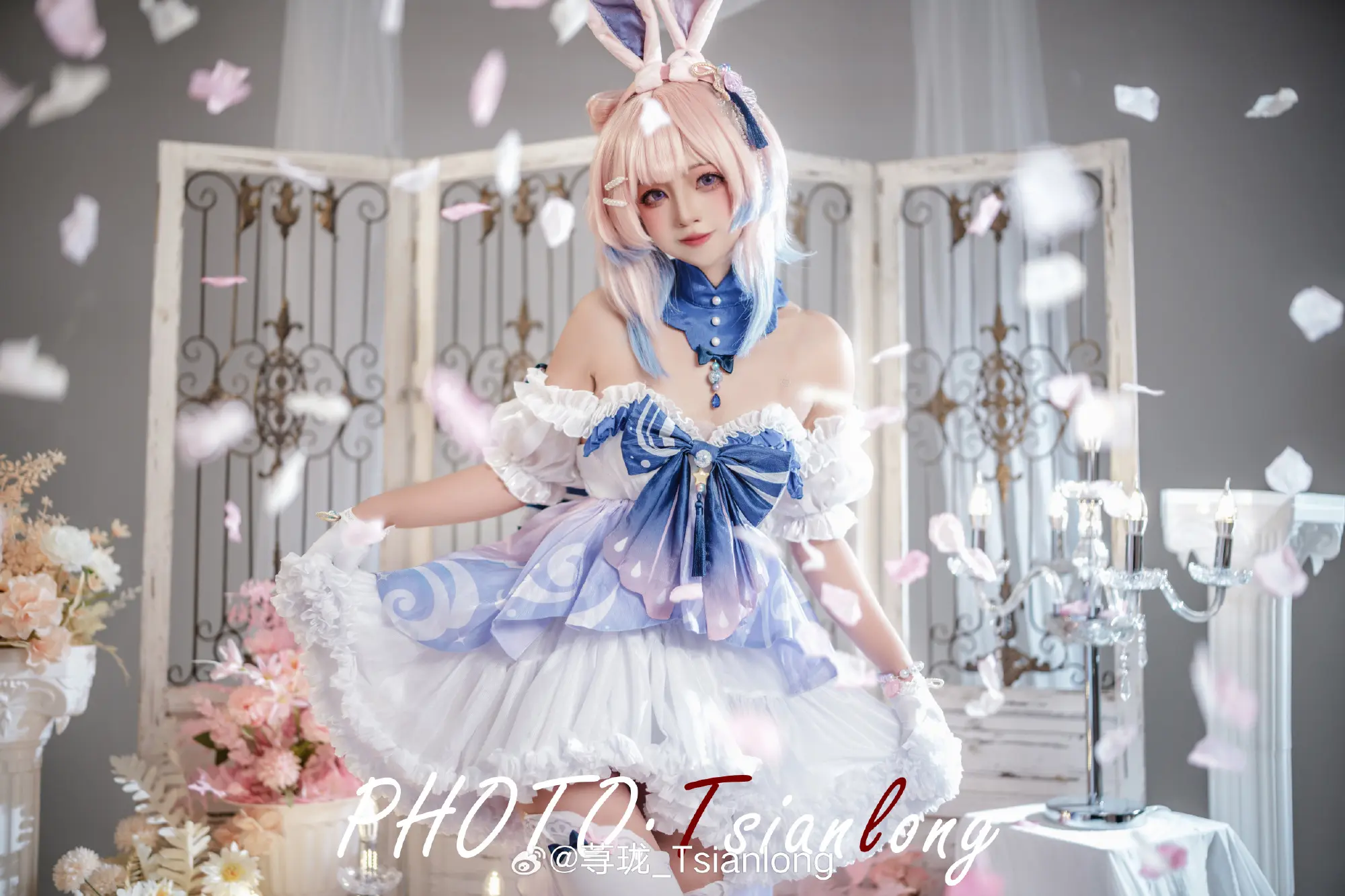 cosplay 旅行者，你喜欢心海的兔兔装吗? 原神cos@是一只小鱼北 COSPLAY-第11张