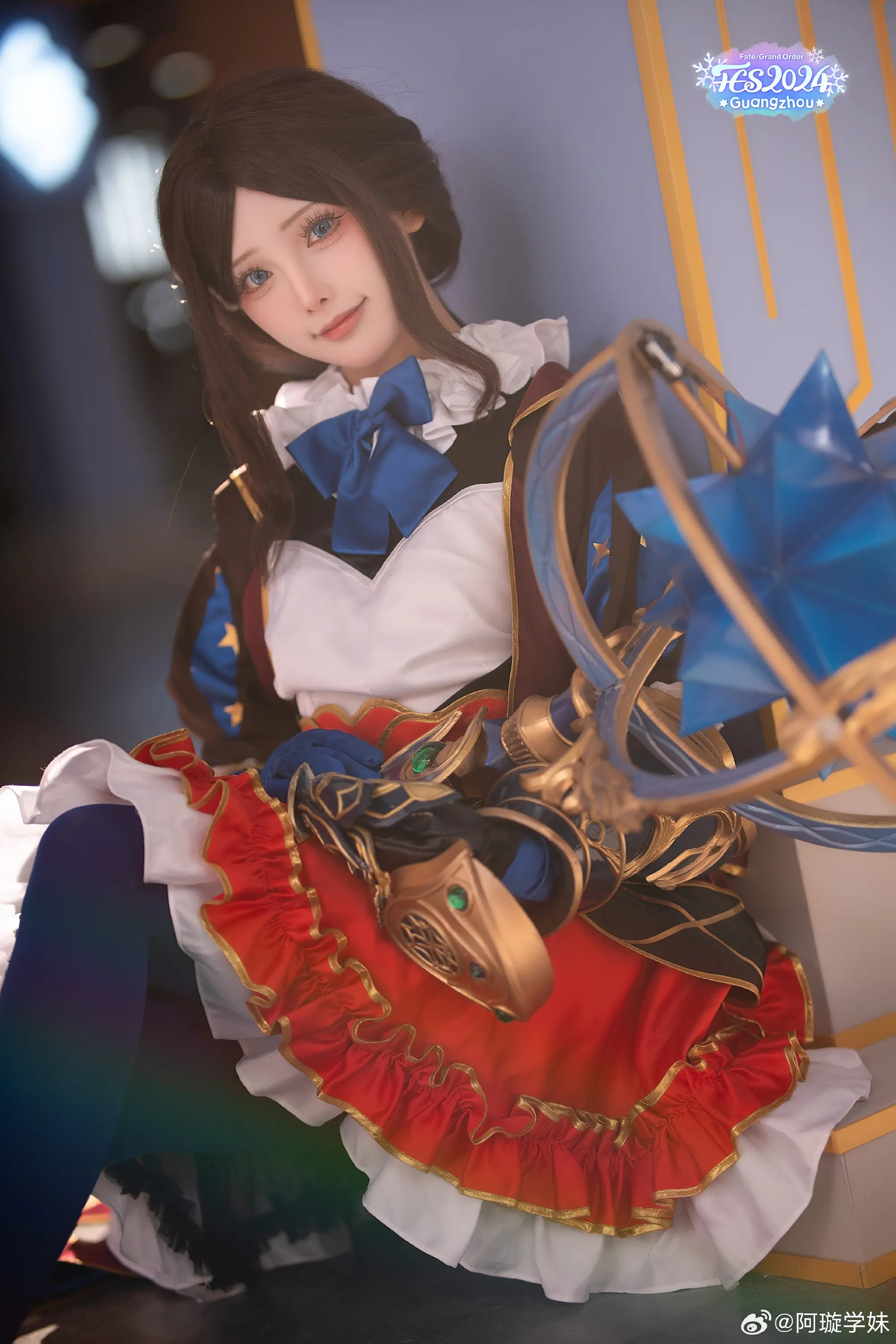 COSPLAY 这次在fgofes出达芬奇 FGO FES2024@阿璇学妹-公众号小姨ai