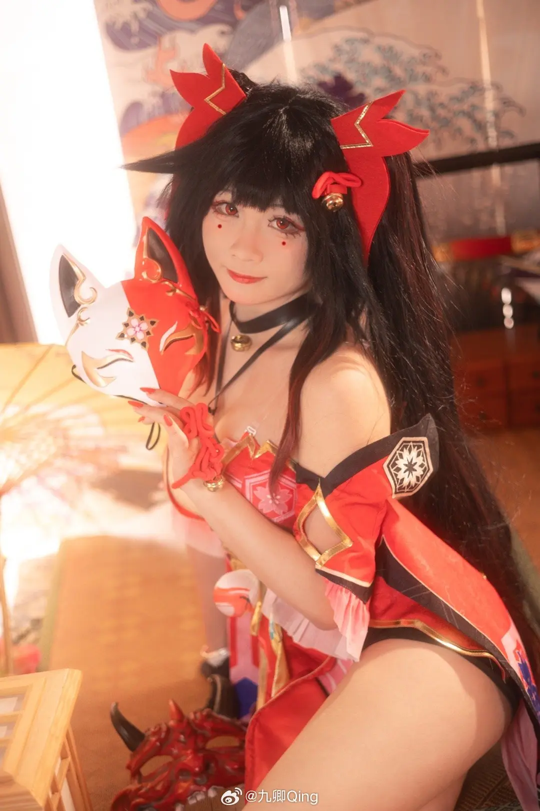 cosplay 愚者千面，游戏人间…你，抽到花火了吗@九卿Qing COSPLAY-第2张
