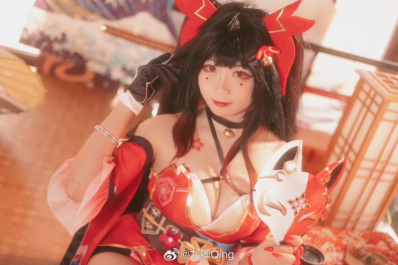 cosplay 愚者千面，游戏人间…你，抽到花火了吗@九卿Qing COSPLAY-第4张