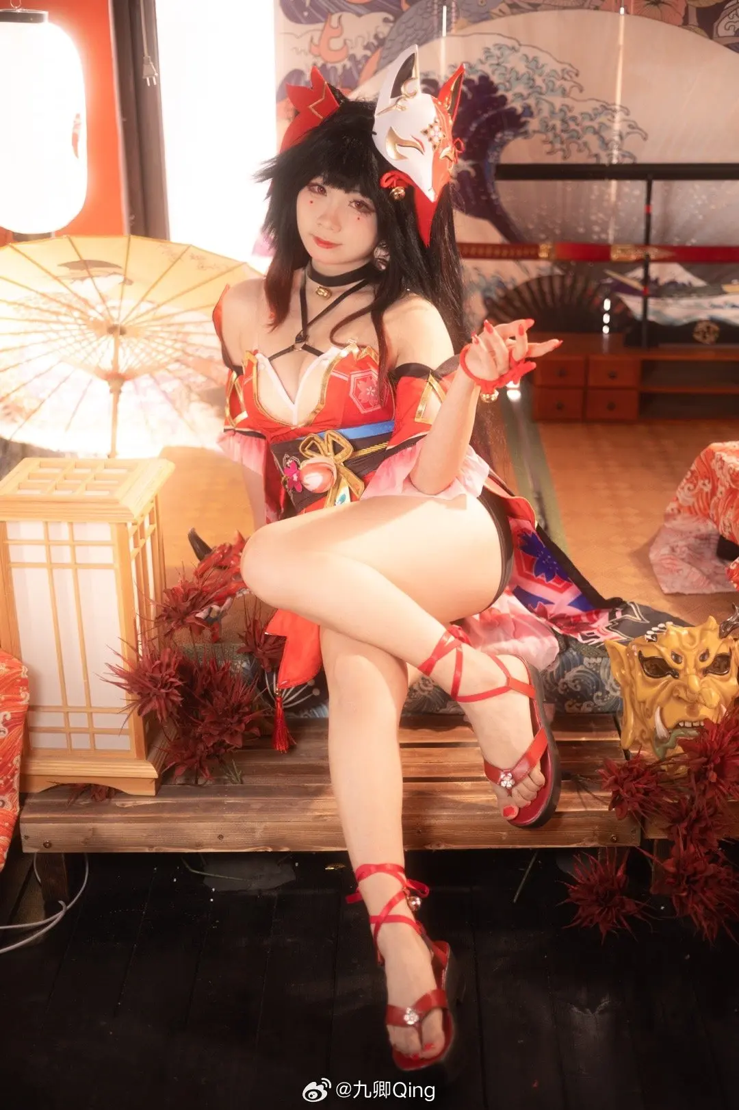 cosplay 愚者千面，游戏人间…你，抽到花火了吗@九卿Qing-公众号小姨ai