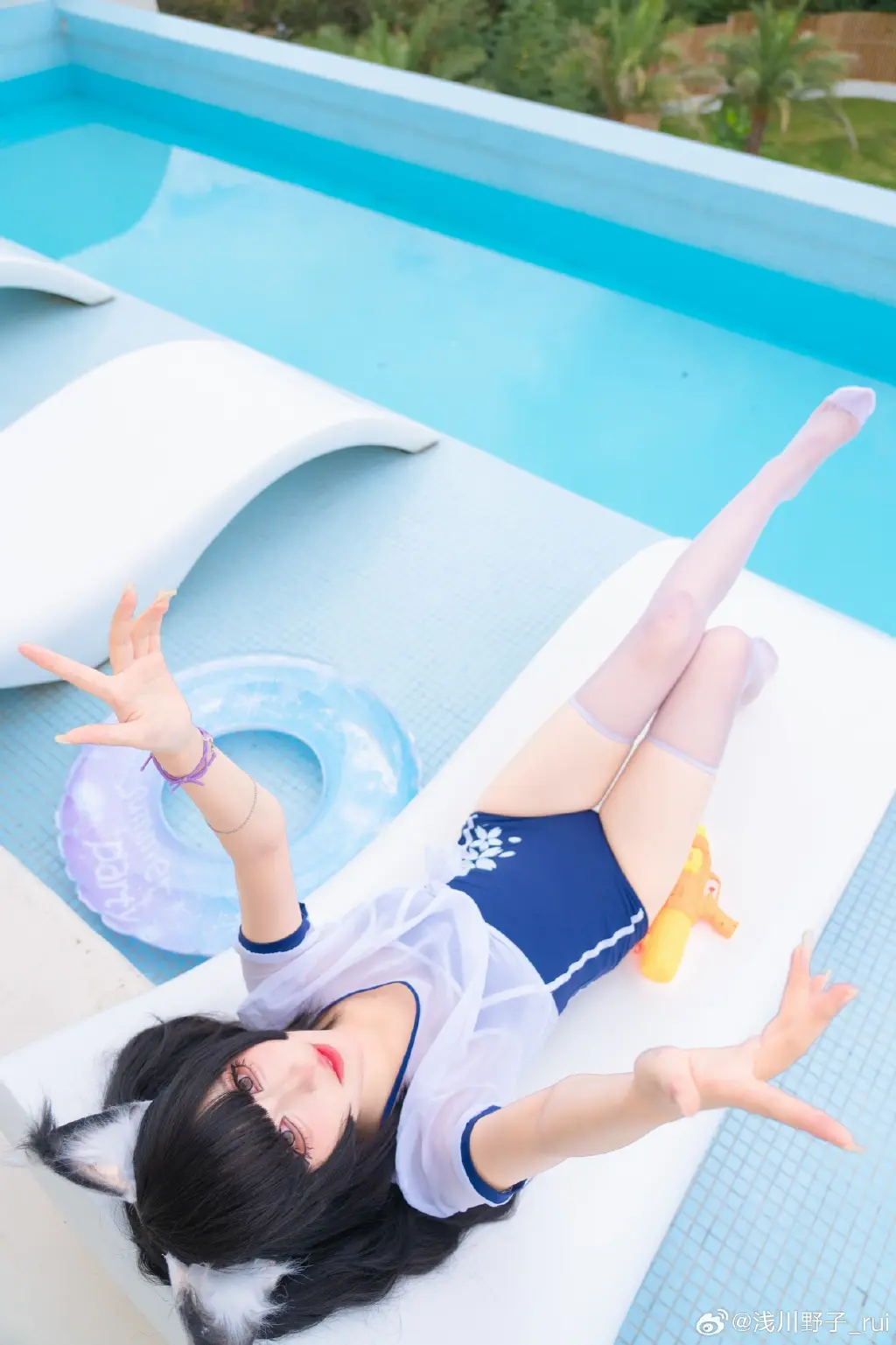 COSPLAY 胡桃率先出击！ 永劫无间 胡桃泳衣@浅川野子_rui COSPLAY-第6张