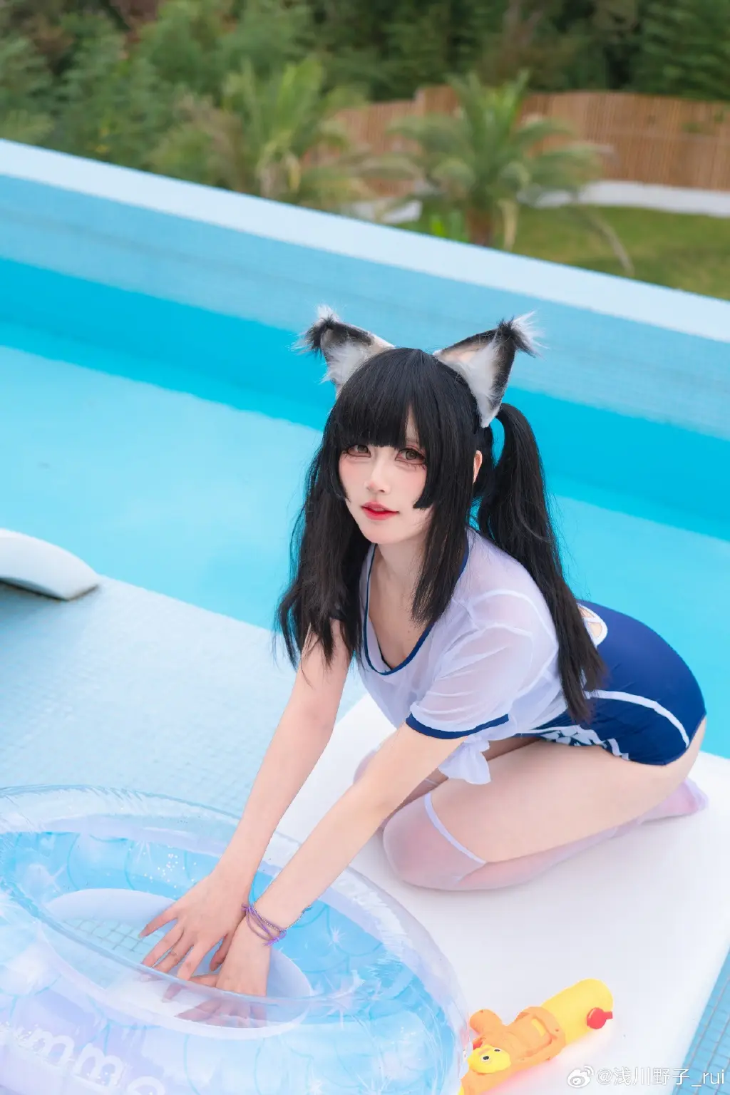 COSPLAY 胡桃率先出击！ 永劫无间 胡桃泳衣@浅川野子_rui COSPLAY-第9张