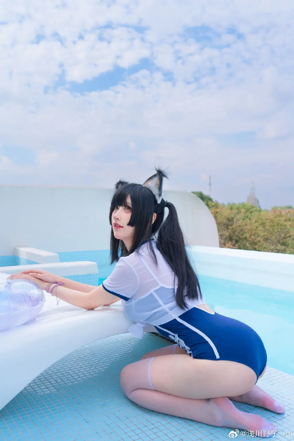 COSPLAY 胡桃率先出击！ 永劫无间 胡桃泳衣@浅川野子_rui COSPLAY-第11张