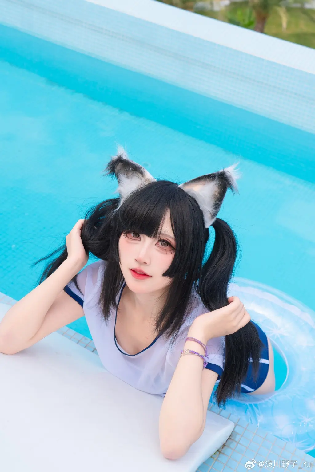 COSPLAY 胡桃率先出击！ 永劫无间 胡桃泳衣@浅川野子_rui COSPLAY-第12张