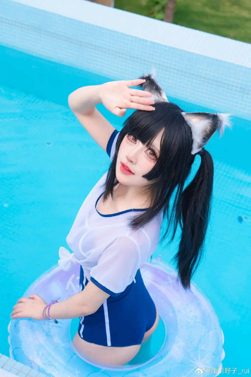 COSPLAY 胡桃率先出击！ 永劫无间 胡桃泳衣@浅川野子_rui COSPLAY-第13张