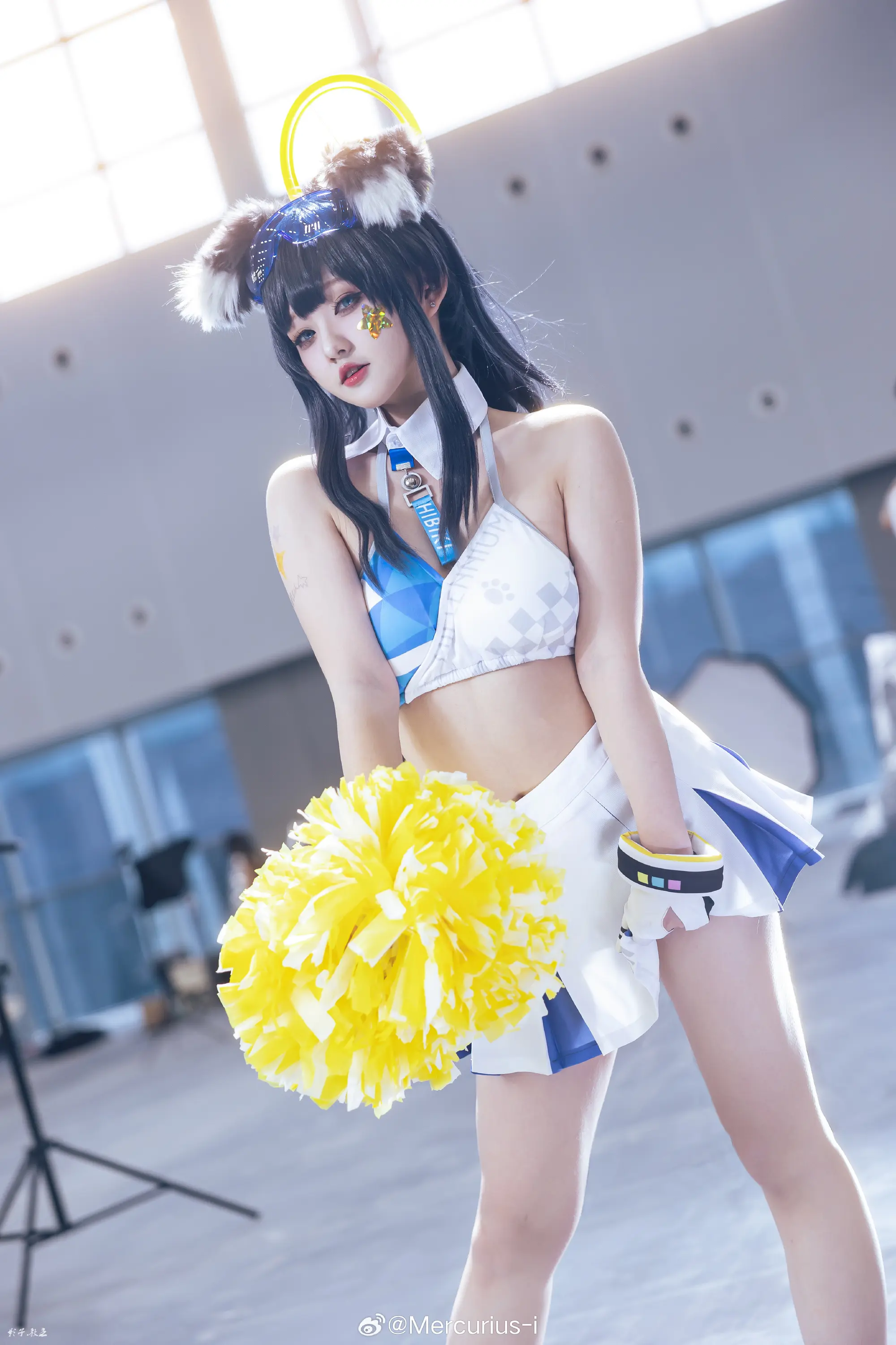 COSPLAY 我现在充满了为老师加油的心情，这次一定能够扮演好 ﹂真正的拉拉队﹁！ 猫冢 响 / 应援@Mercurius-i-公众号小姨ai
