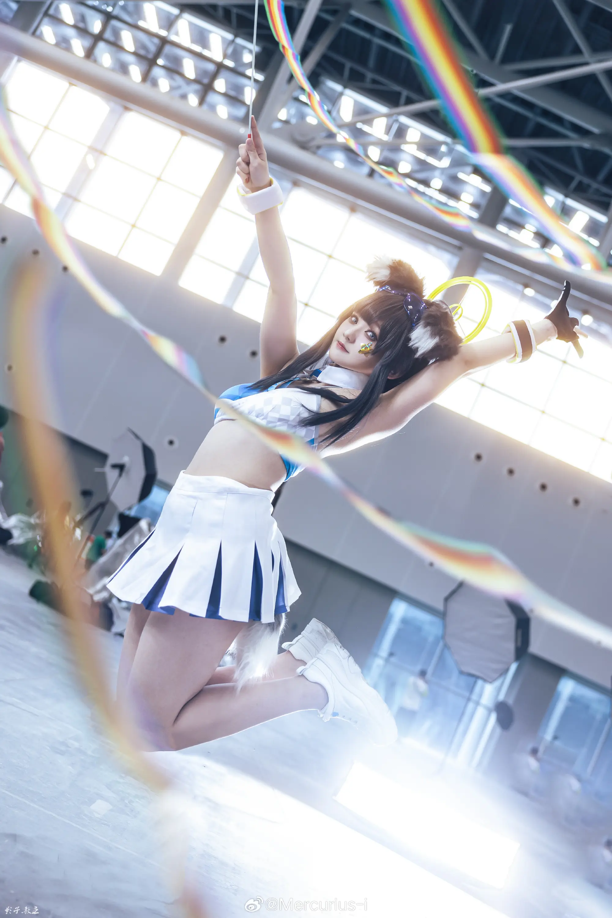 COSPLAY 我现在充满了为老师加油的心情，这次一定能够扮演好 ﹂真正的拉拉队﹁！ 猫冢 响 / 应援@Mercurius-i COSPLAY-第4张