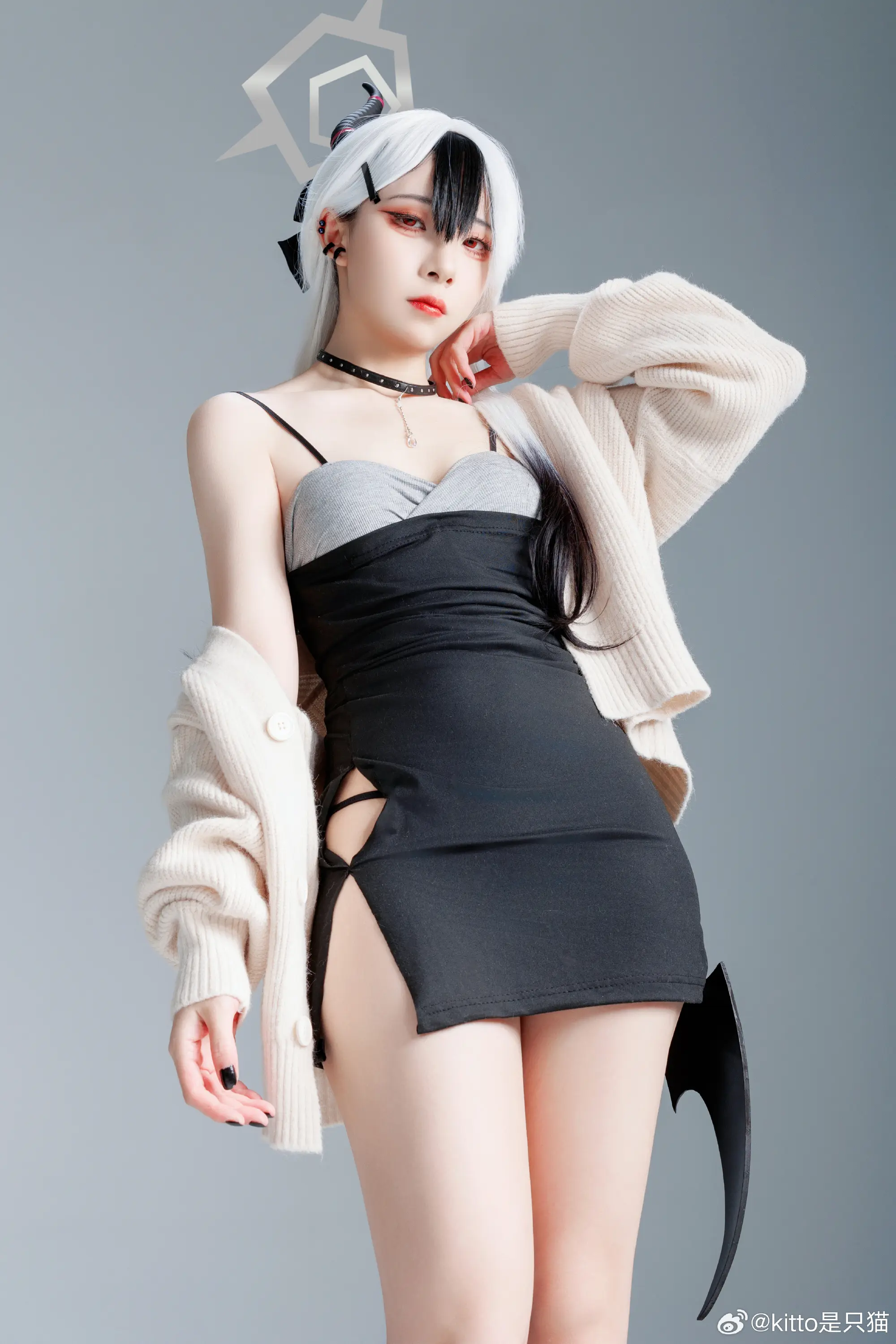 COSPLAY 蔚蓝档案 鬼方佳代子@kitto是只猫-公众号小姨ai