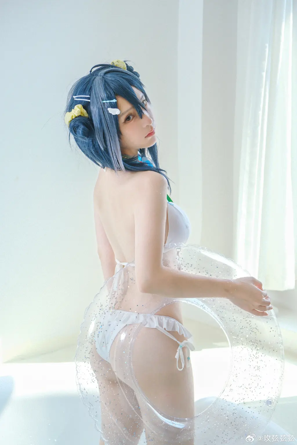 cosplay 明日方舟cos 羽毛笔-夏卉@攻弦弦弦 COSPLAY-第6张