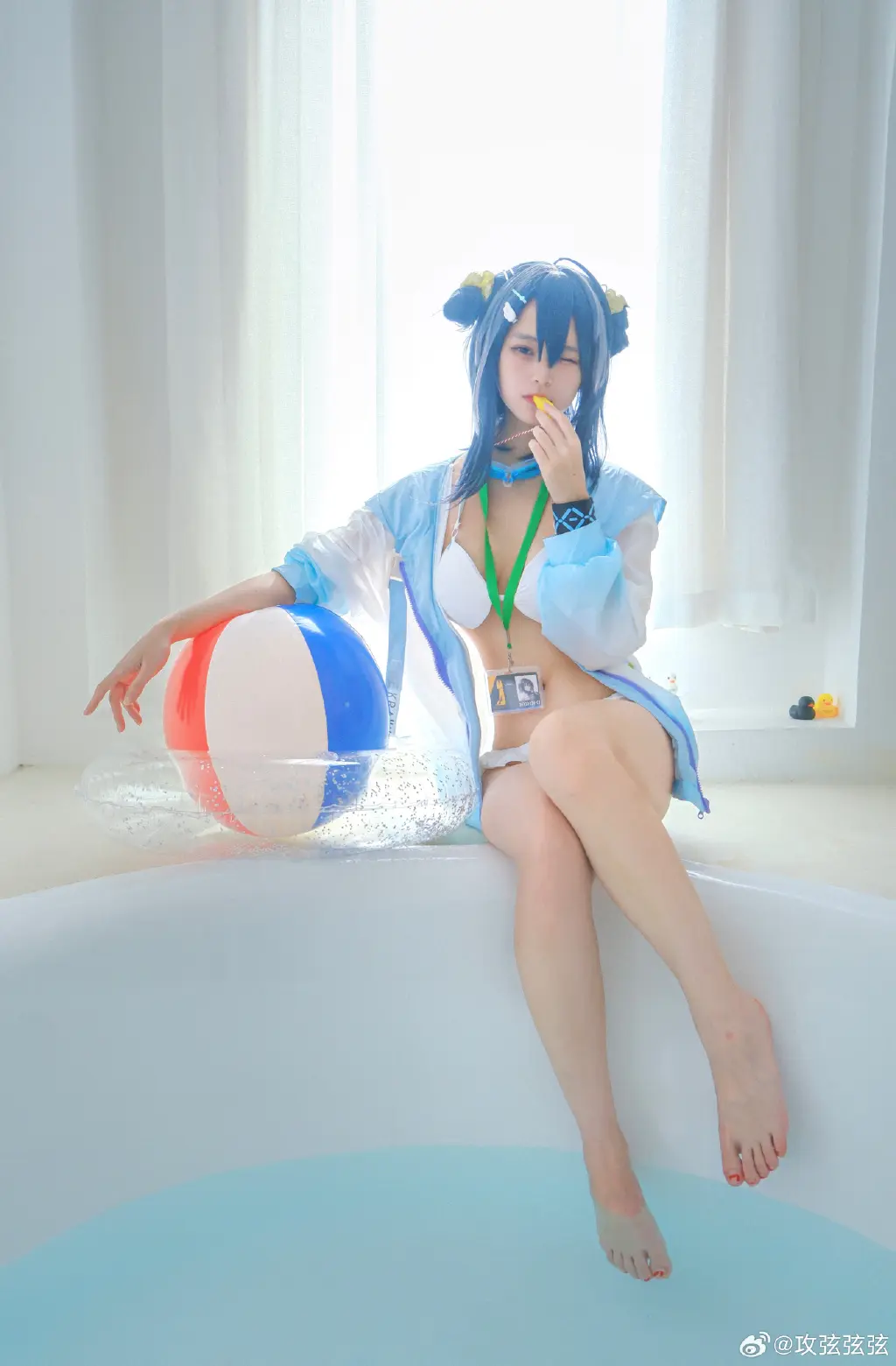 cosplay 明日方舟cos 羽毛笔-夏卉@攻弦弦弦 COSPLAY-第5张