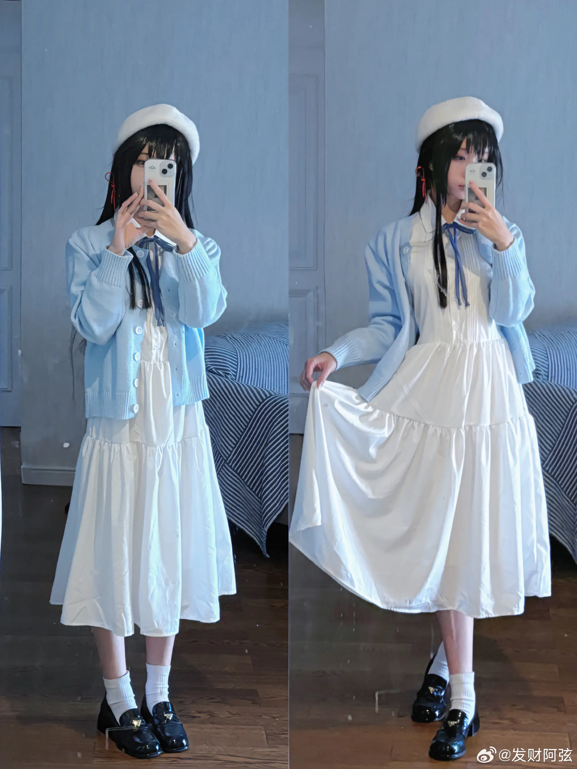 cosplay 试妆一下，又圆童年梦啦  雪之下雪乃@发财阿弦 COSPLAY-第3张