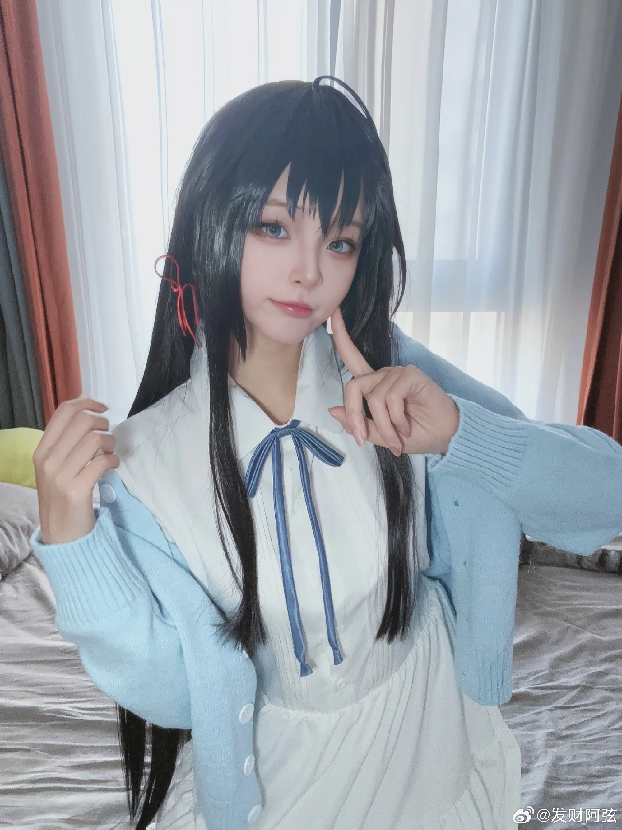 cosplay 试妆一下，又圆童年梦啦  雪之下雪乃@发财阿弦 COSPLAY-第10张
