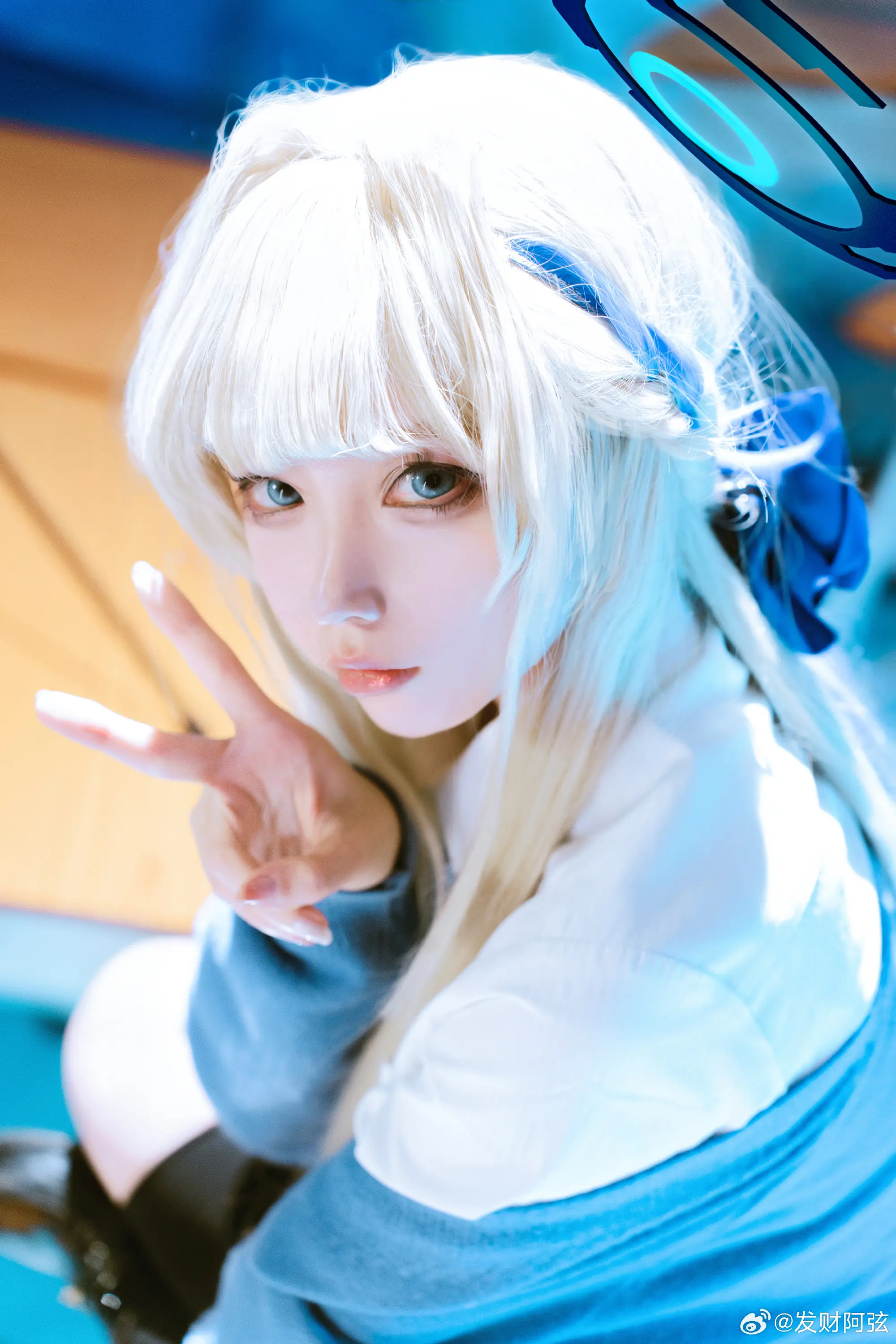 COSPLAY 老师……早上好 飞鸟马时 蔚蓝档案only@发财阿弦 COSPLAY-第2张