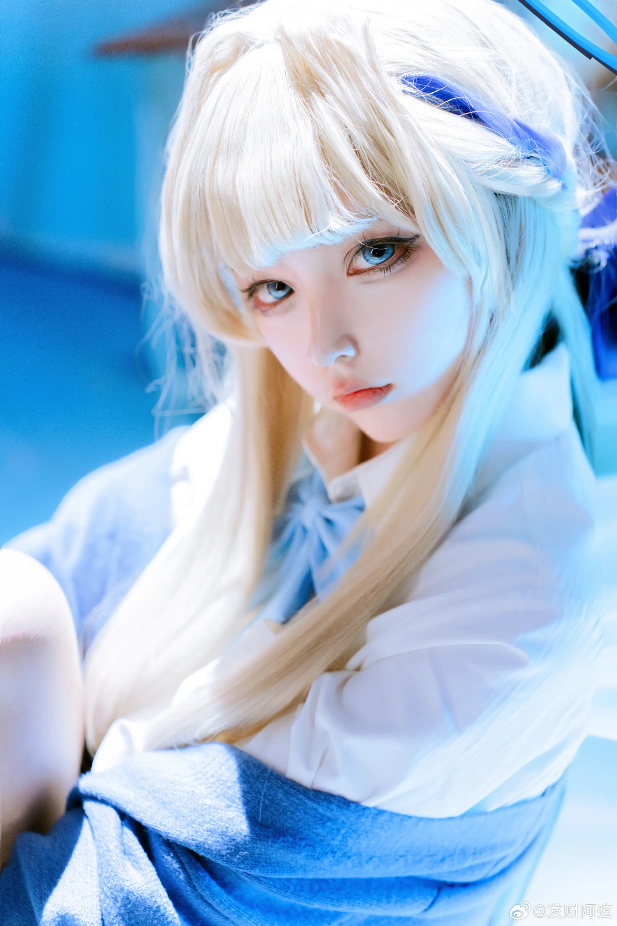 COSPLAY 老师……早上好 飞鸟马时 蔚蓝档案only@发财阿弦-公众号小姨ai