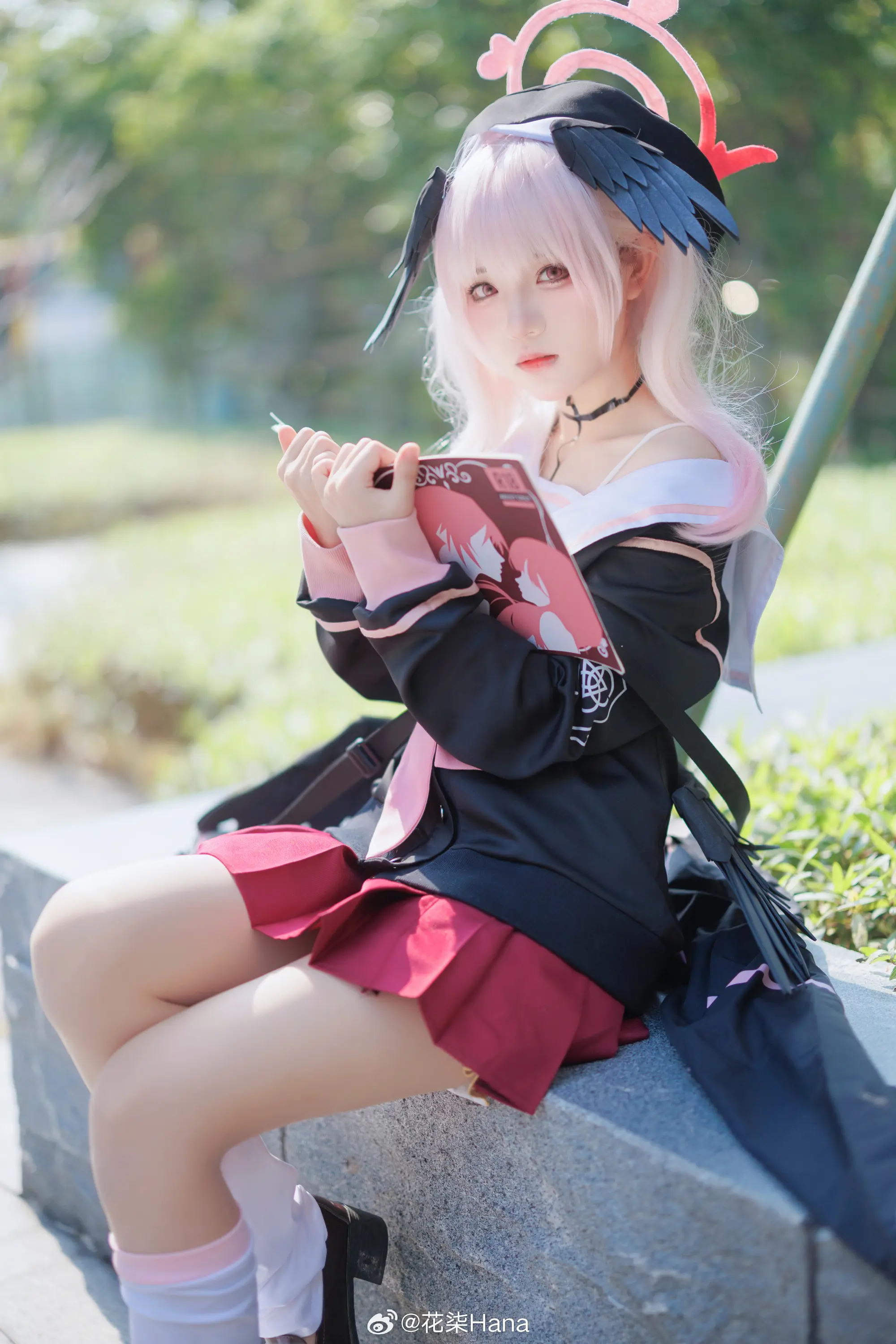 COSPLAY 蔚蓝档案 下江小春@花柒Hana-公众号小姨ai