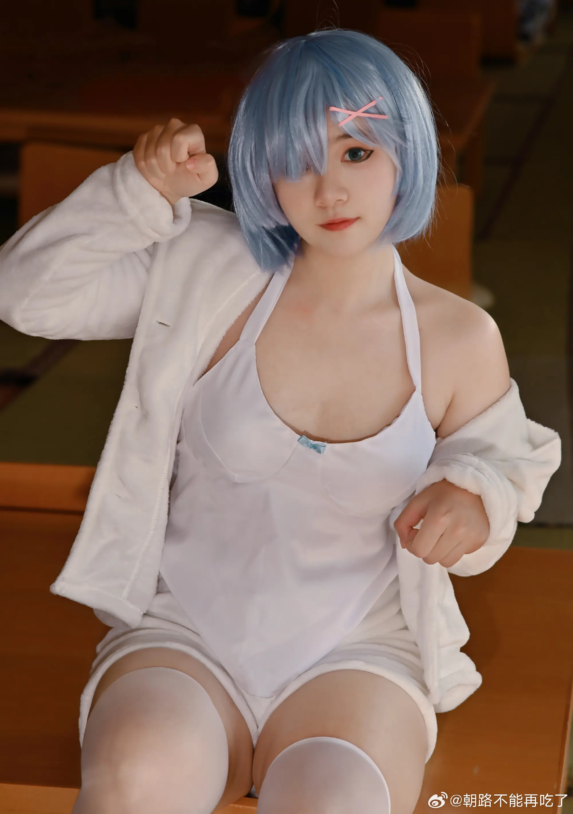 cosplay Re：从零开始的异世界生活 蕾姆cos@朝路不能再吃了 COSPLAY-第3张
