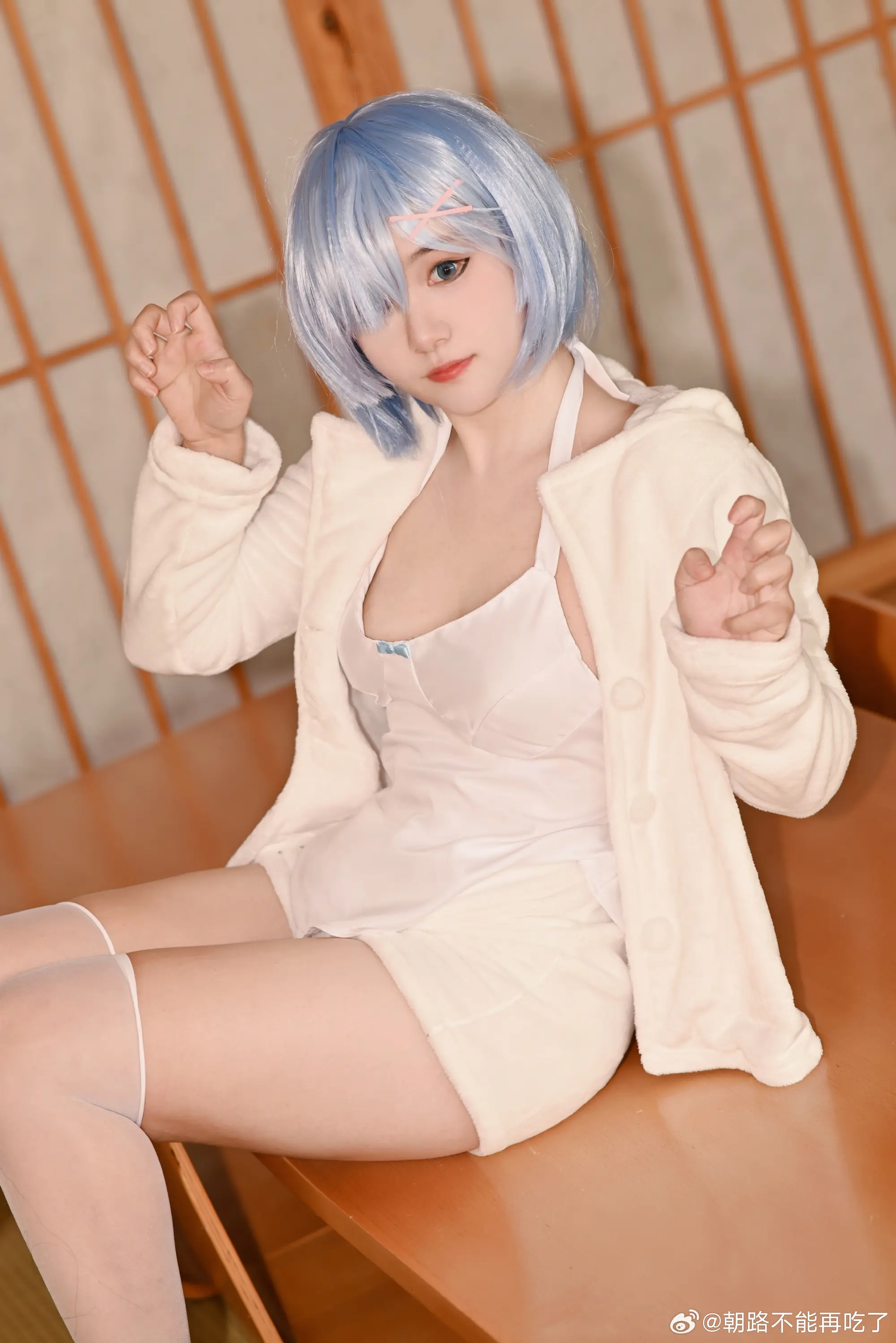cosplay Re：从零开始的异世界生活 蕾姆cos@朝路不能再吃了 COSPLAY-第8张