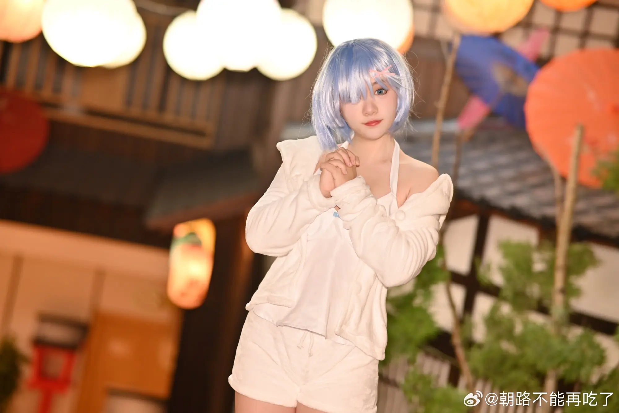 cosplay Re：从零开始的异世界生活 蕾姆cos@朝路不能再吃了 COSPLAY-第4张