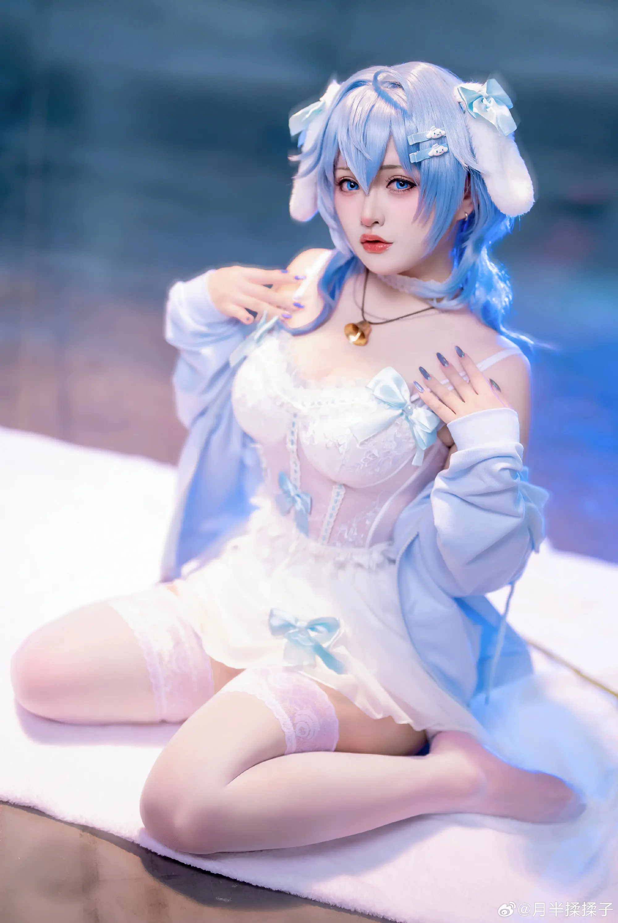 COSPLAY 原神 甘雨玉桂狗同人@月半揉揉子 COSPLAY-第3张