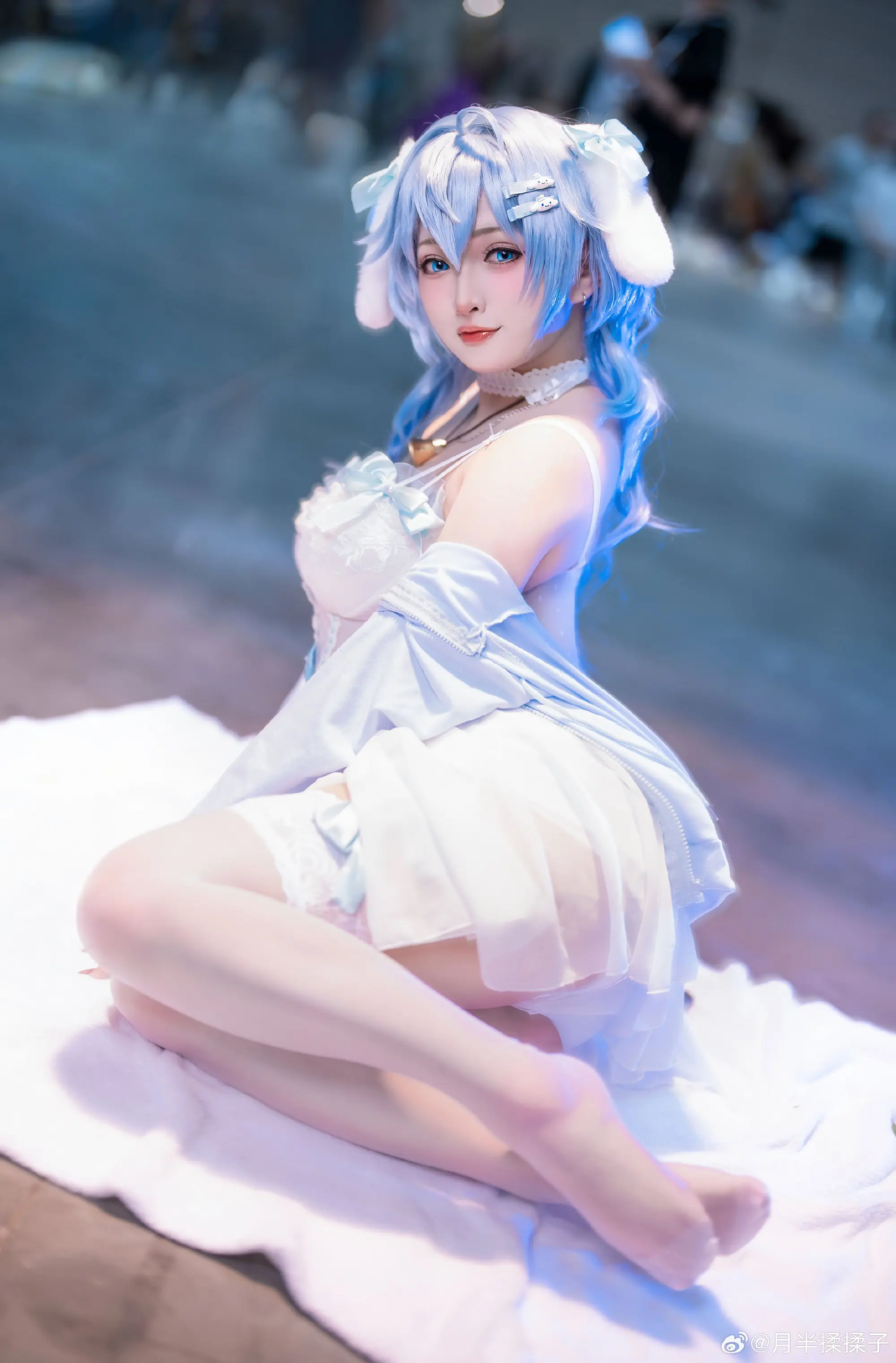 COSPLAY 原神 甘雨玉桂狗同人@月半揉揉子-公众号小姨ai