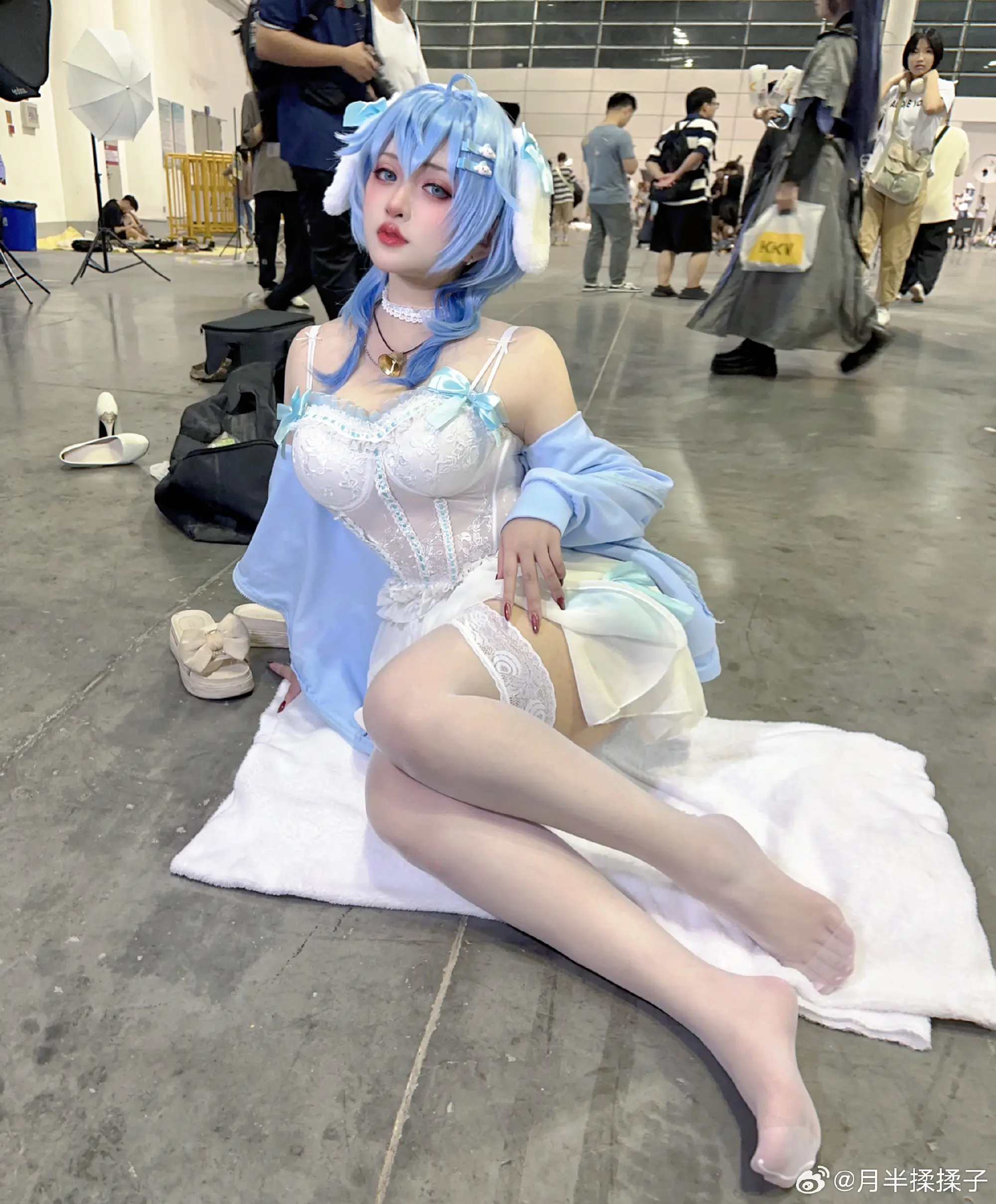 COSPLAY 原神 甘雨玉桂狗同人@月半揉揉子 COSPLAY-第6张